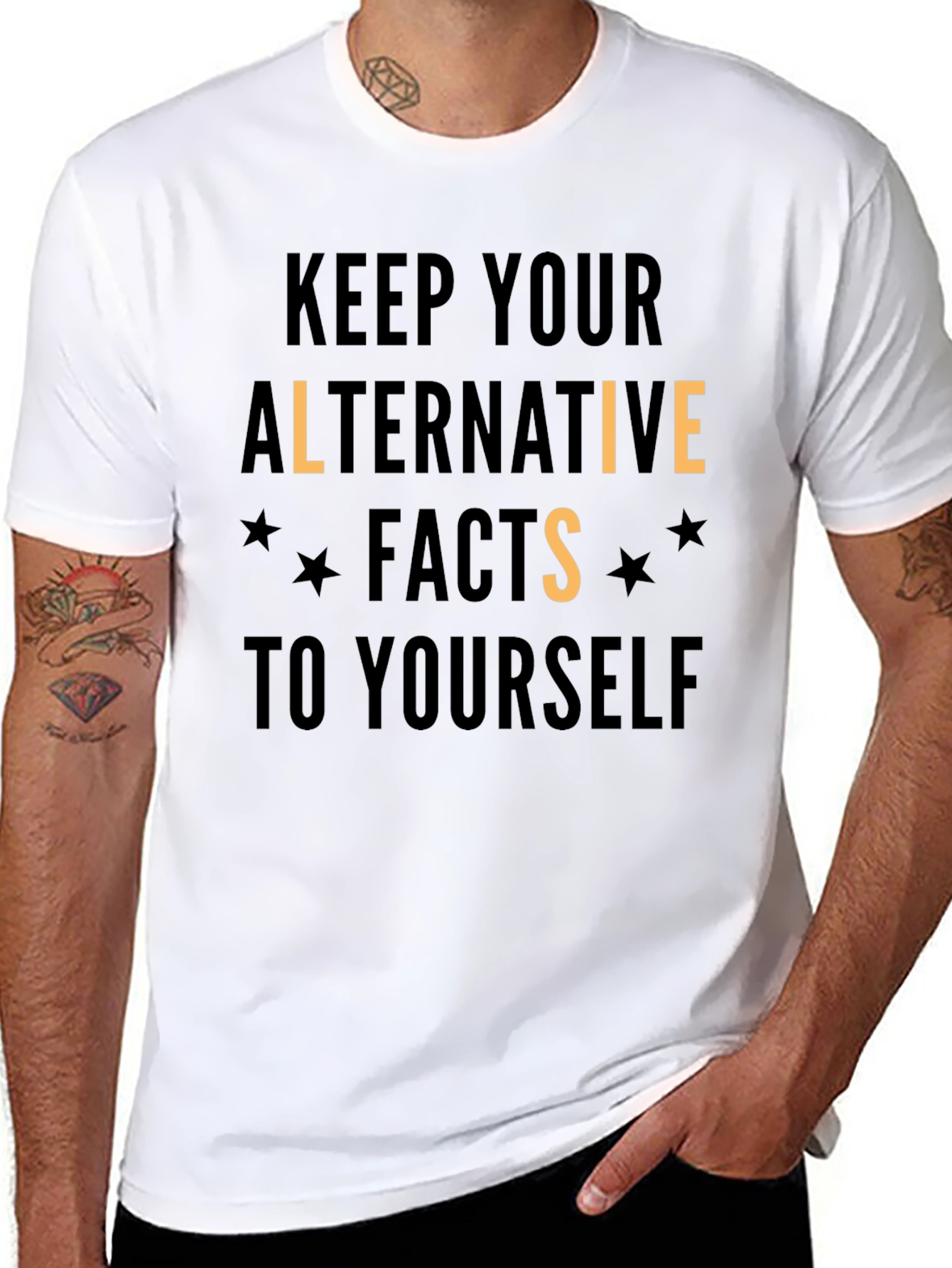 Alternative Facts Graphic Tee - Black
