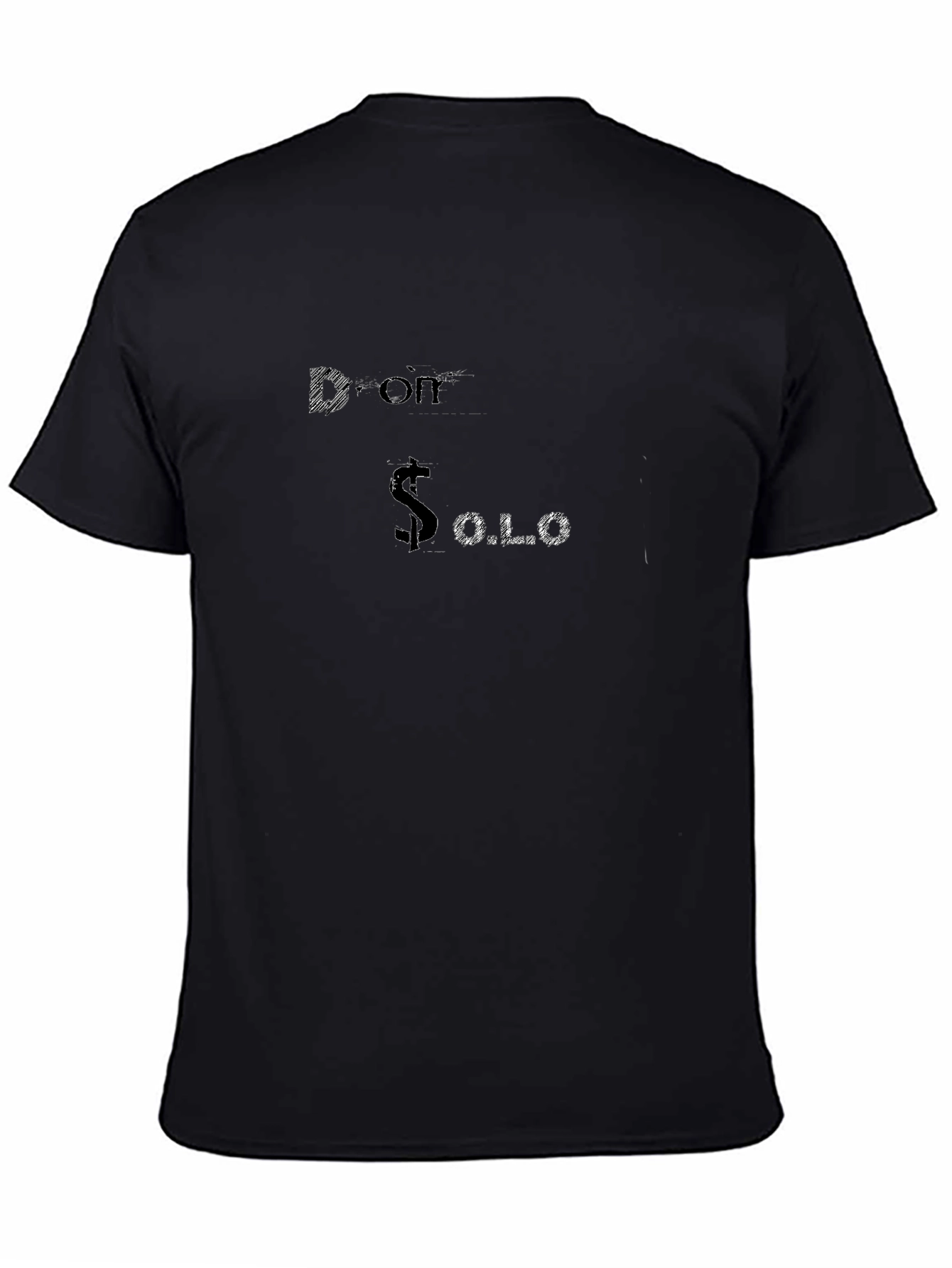 Don Solo Black Graphic T-Shirt