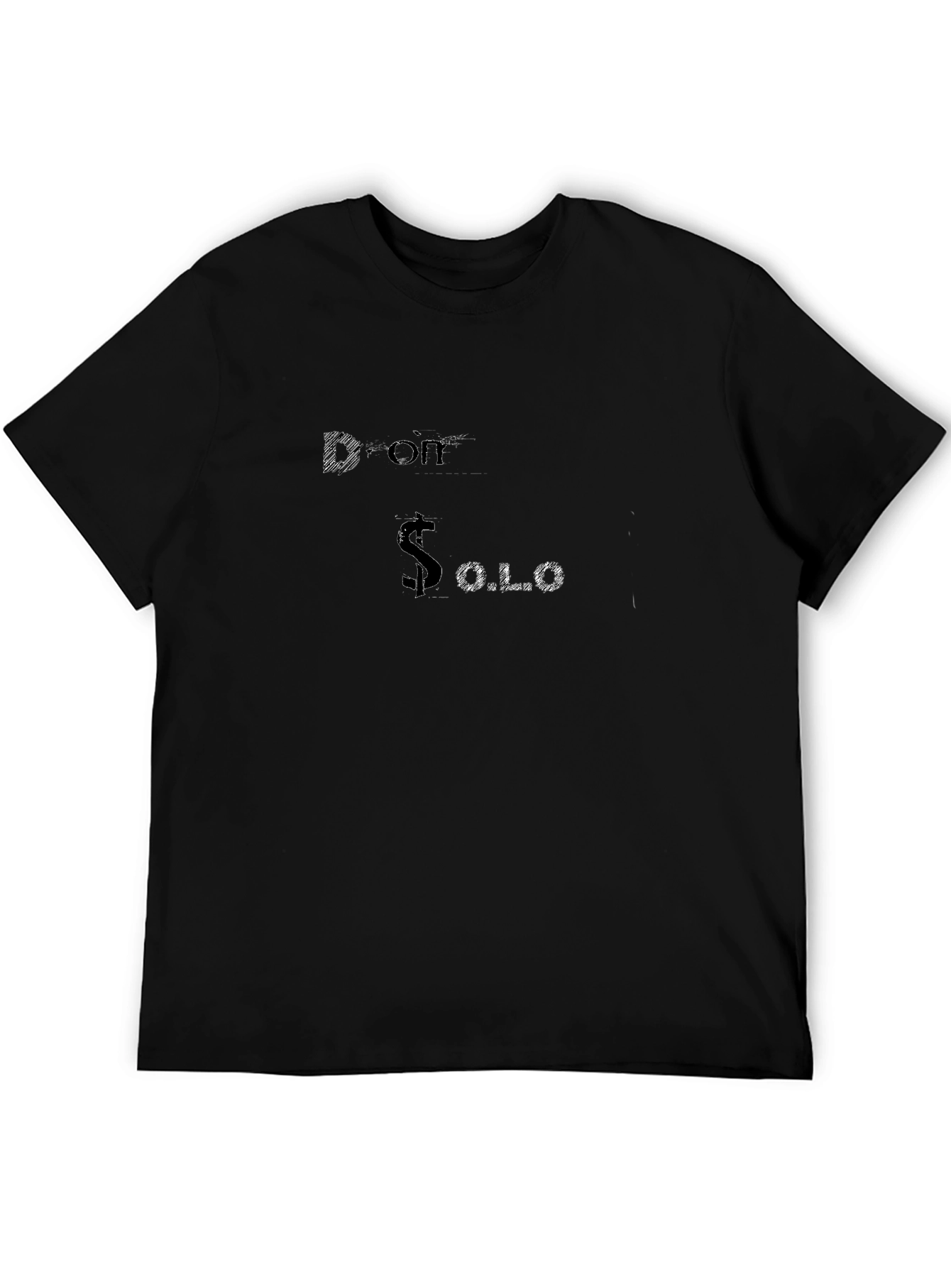 Don Solo Black Graphic T-Shirt