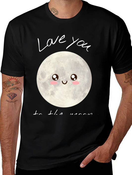 Love You To The Moon Tee - Cute Graphic T-Shirt