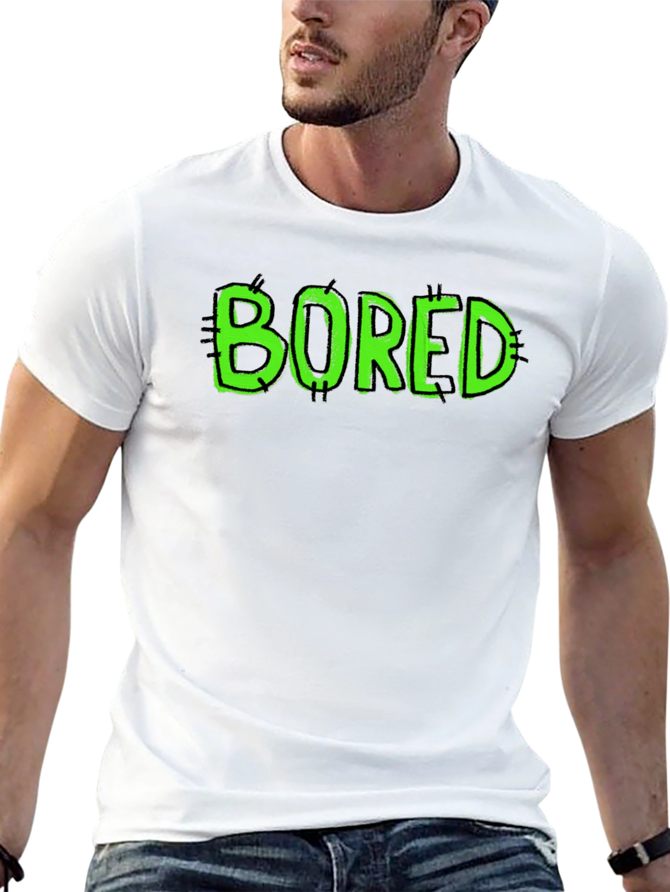 Bored Graphic Tee - Classic Fit