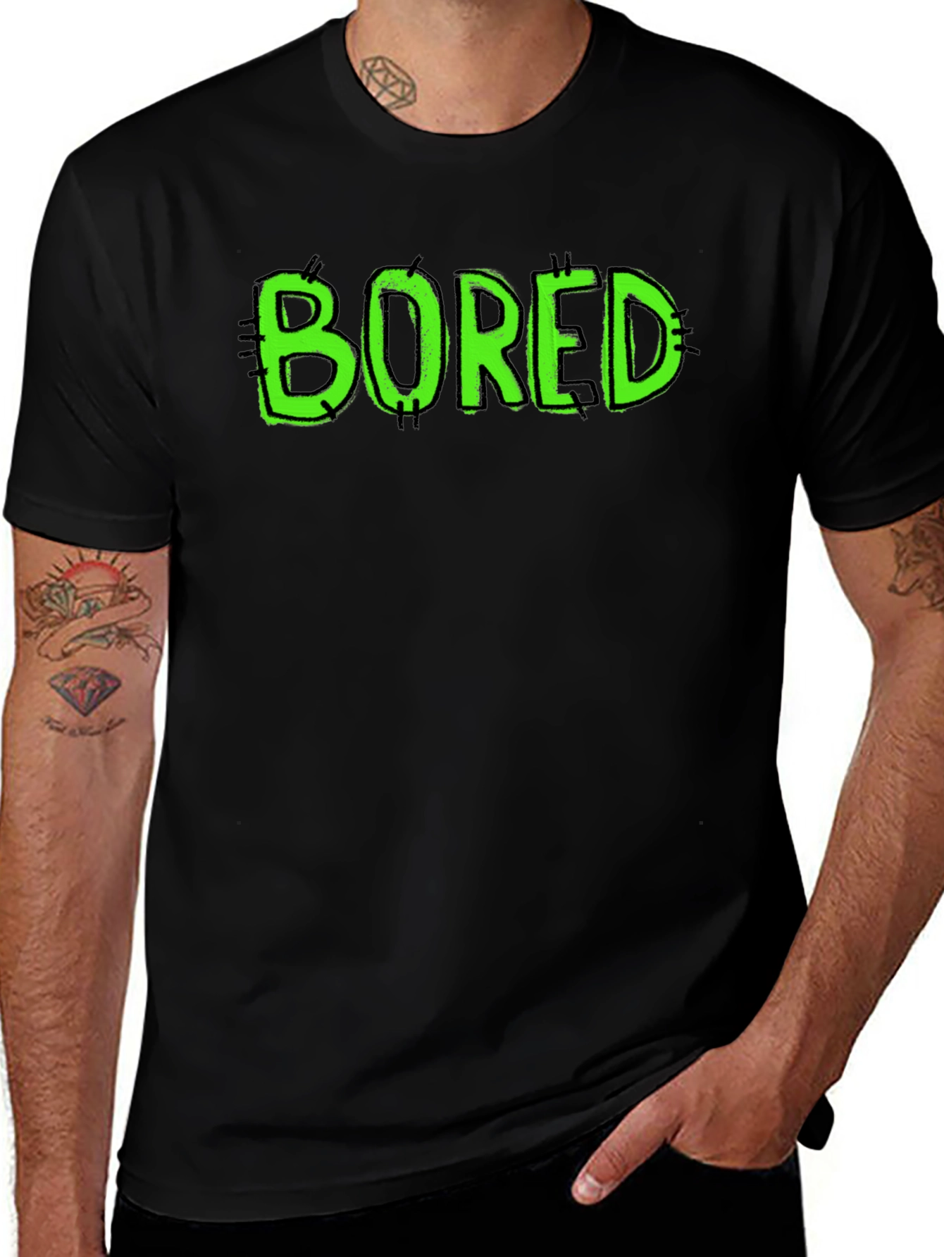 Bored Graphic Tee - Classic Fit