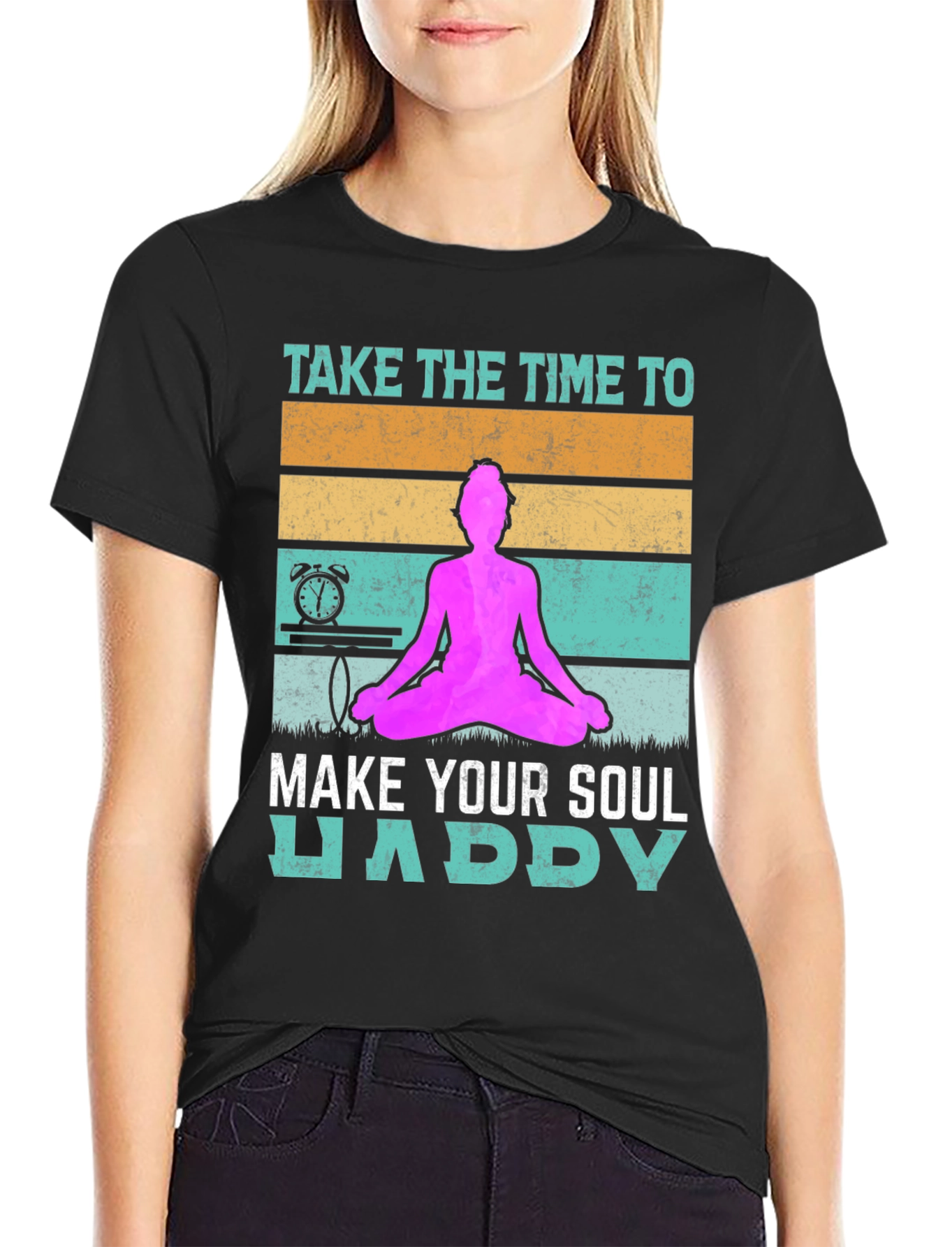 Soul Happy Yoga Tee - Meditate in Style!