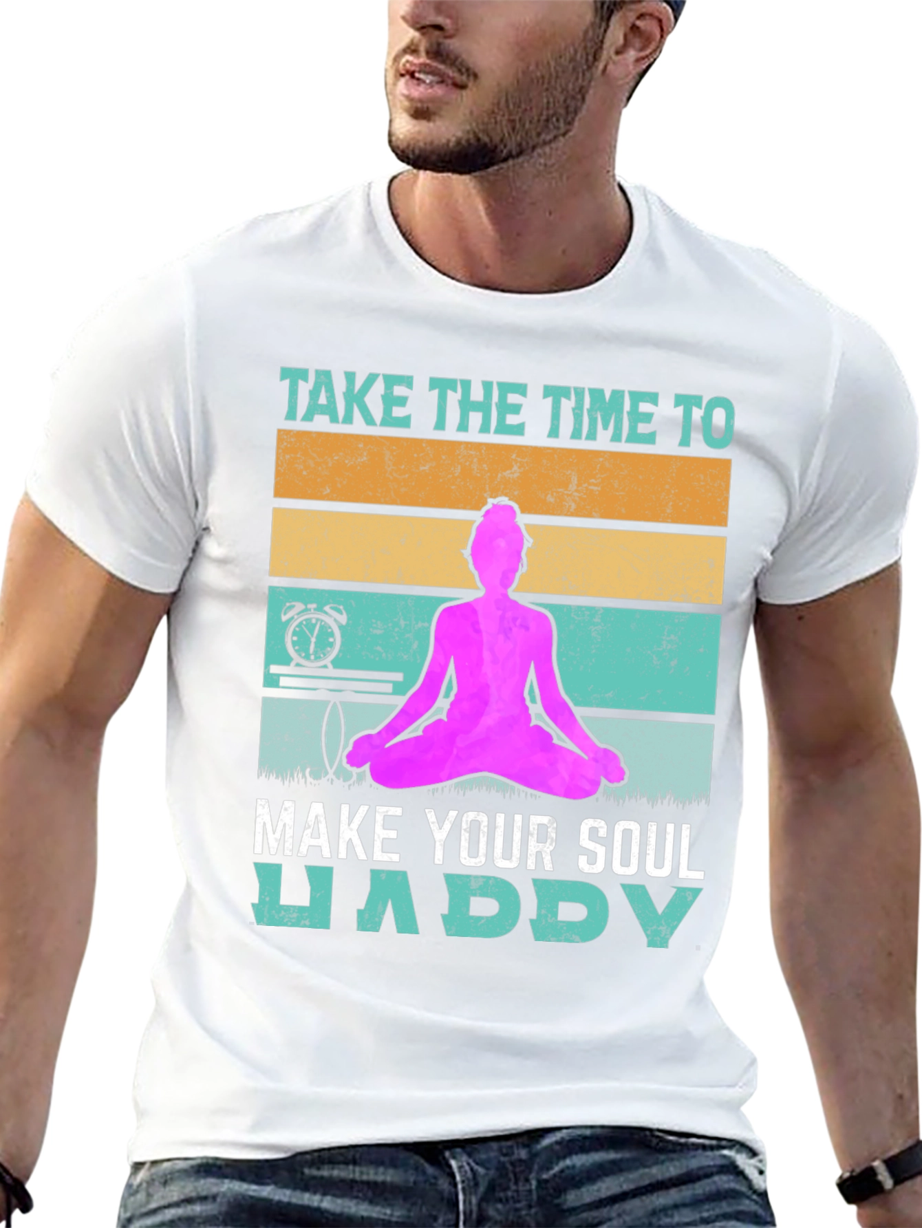 Soul Happy Yoga Tee - Meditate in Style!