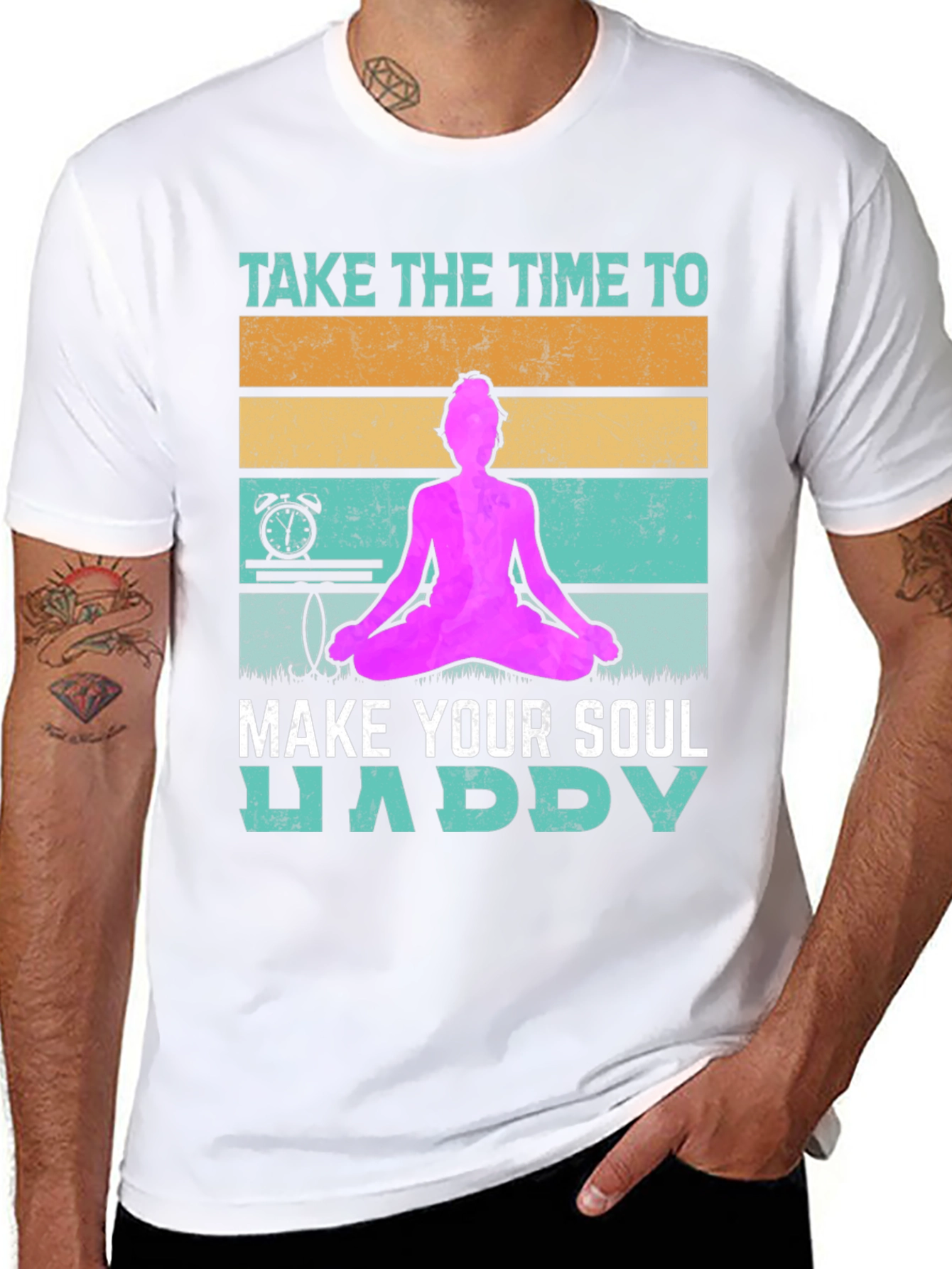 Soul Happy Yoga Tee - Meditate in Style!