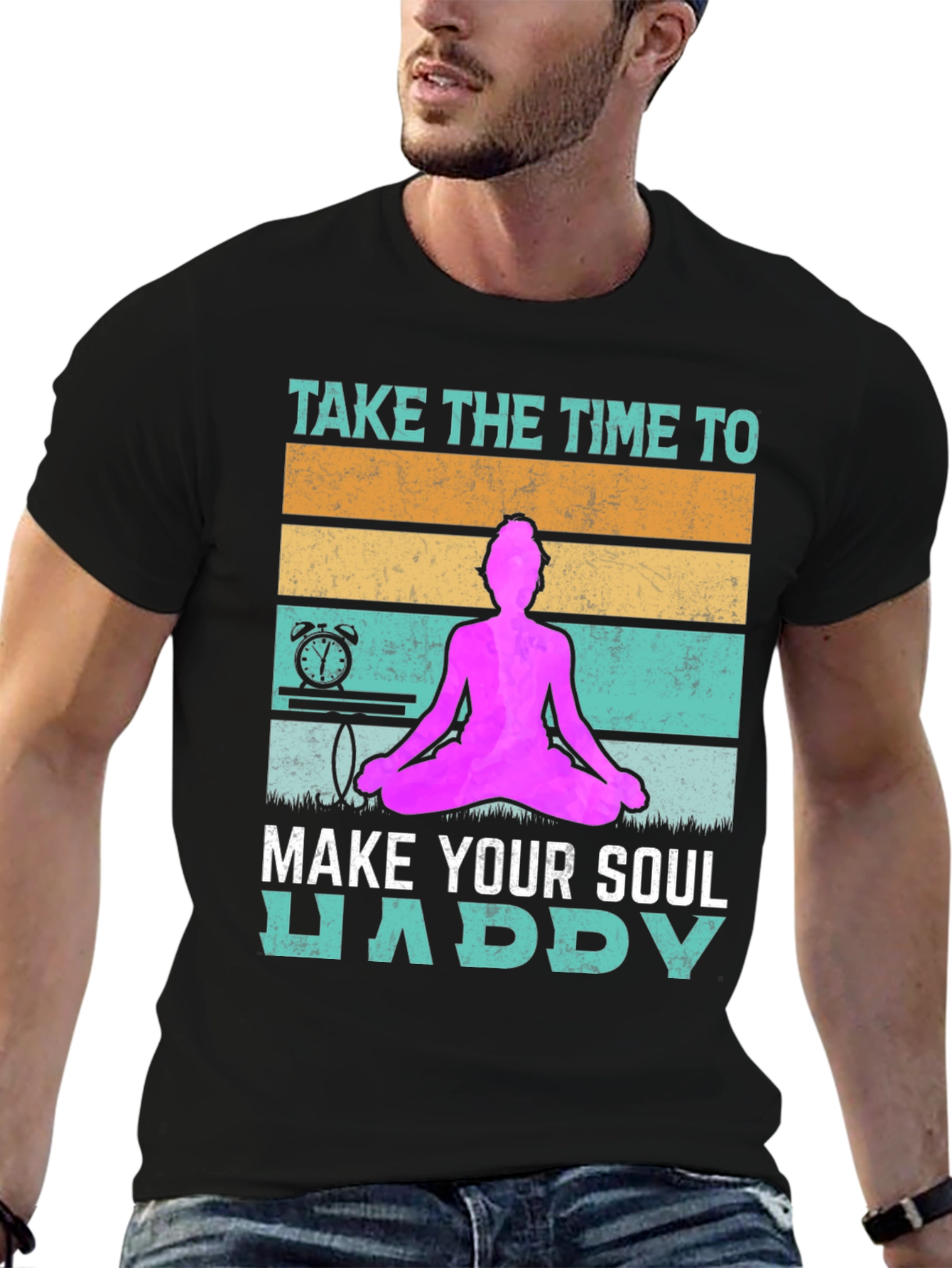 Soul Happy Yoga Tee - Meditate in Style!