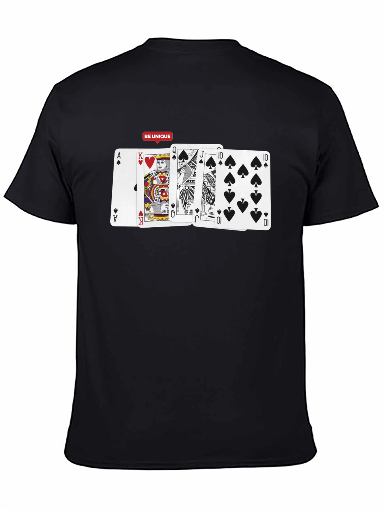 Poker Hand T-Shirt: Be Unique Card Design