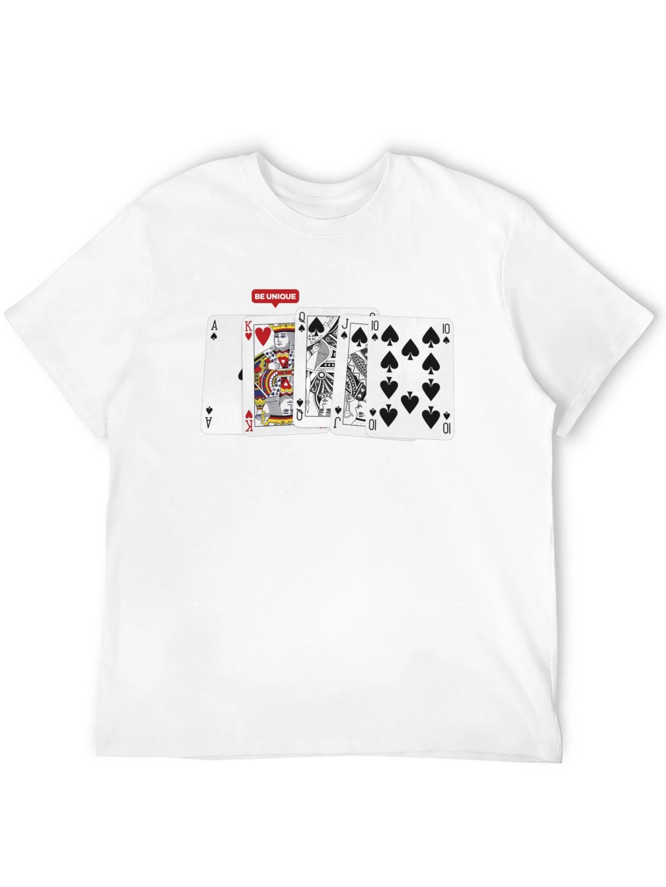 Poker Hand T-Shirt: Be Unique Card Design