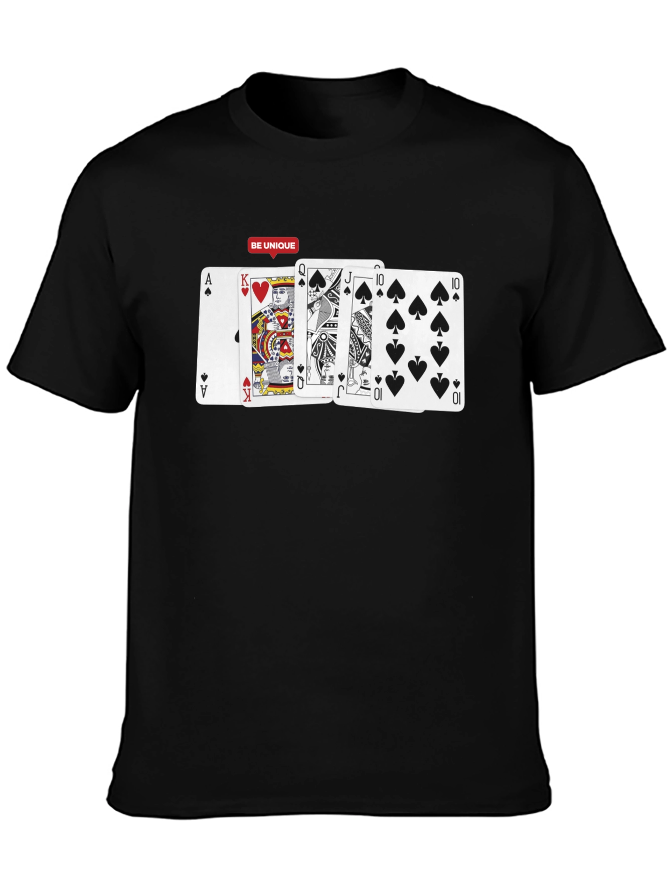 Poker Hand T-Shirt: Be Unique Card Design