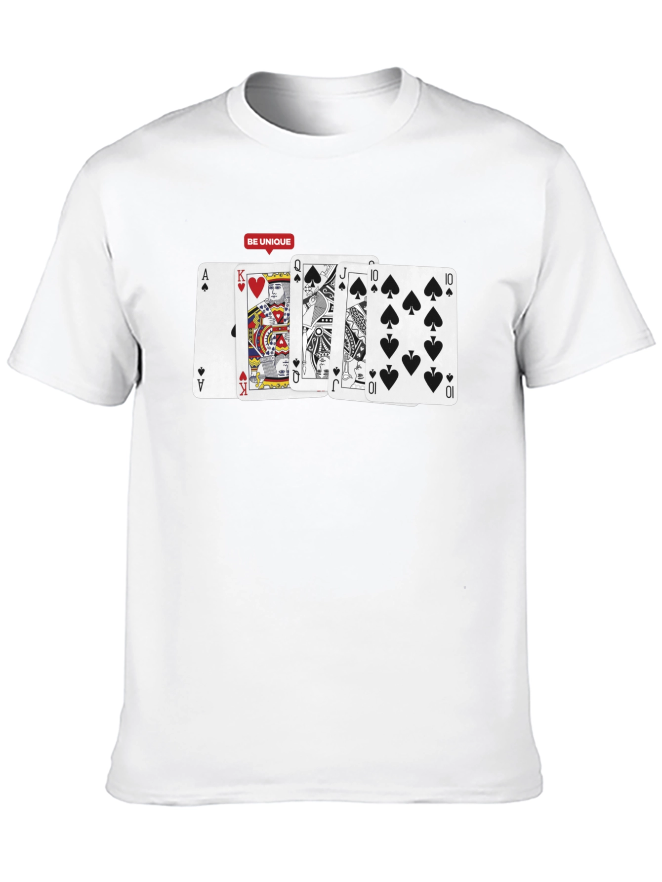 Poker Hand T-Shirt: Be Unique Card Design