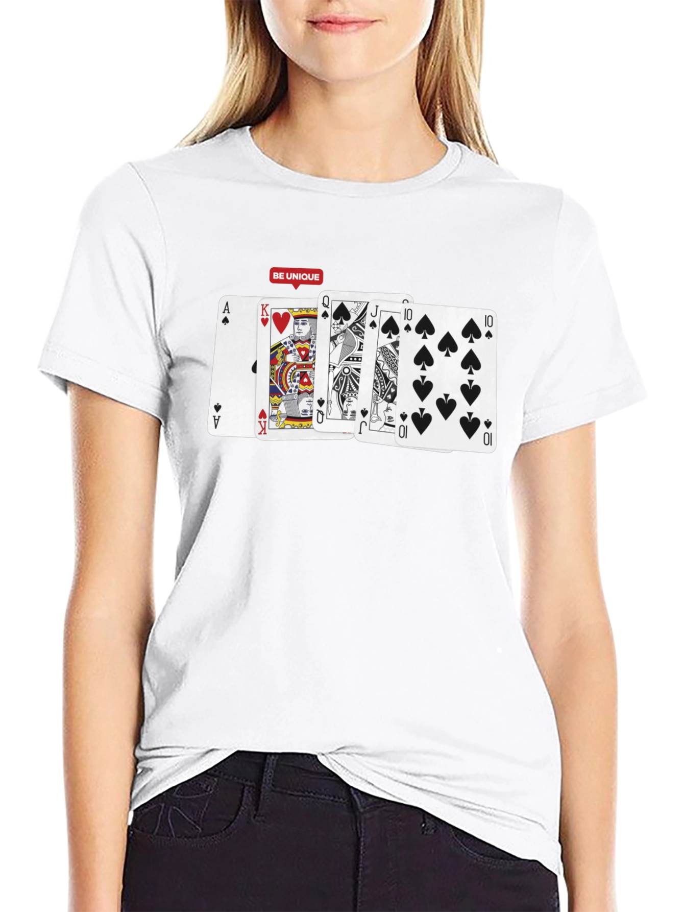 Poker Hand T-Shirt: Be Unique Card Design