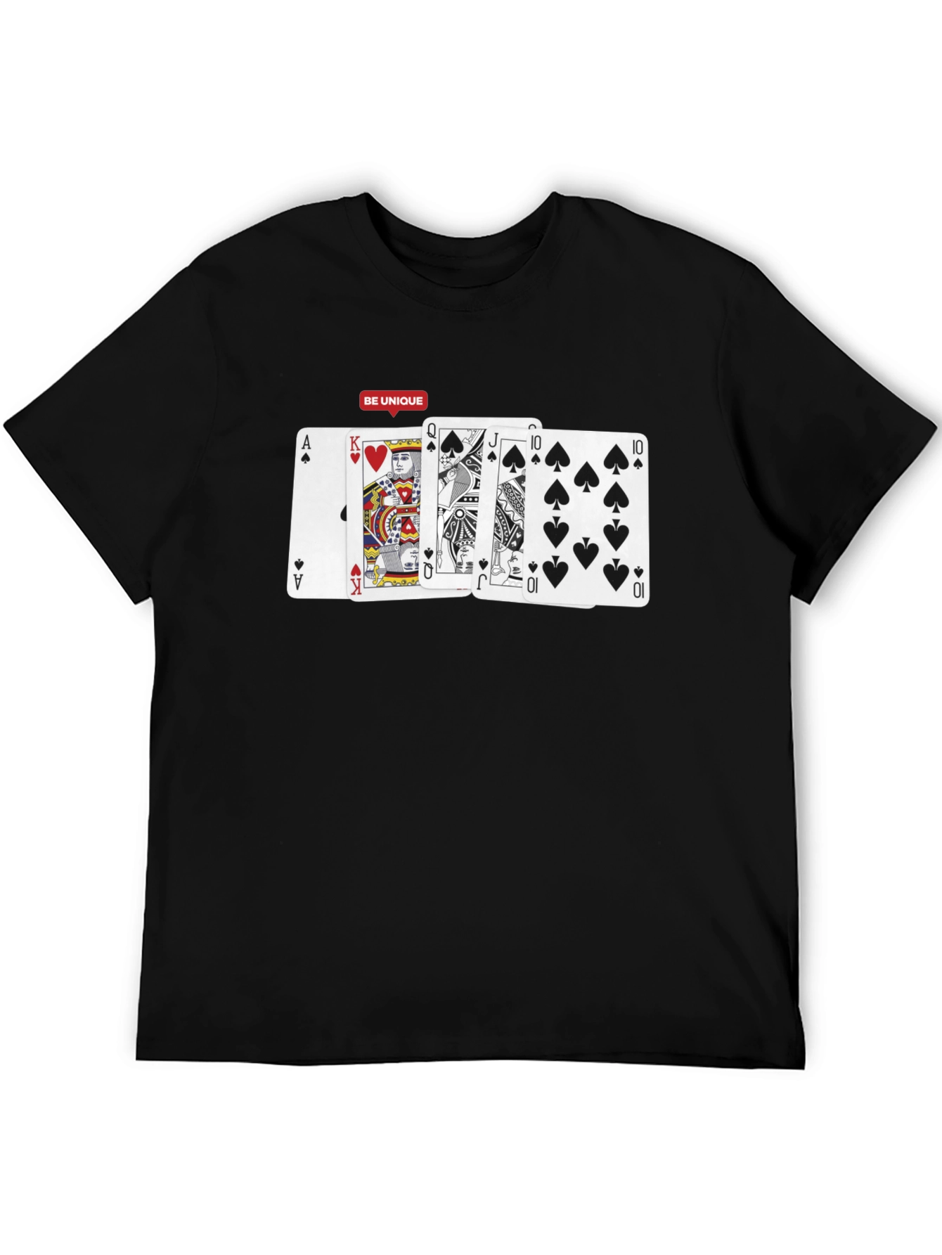 Poker Hand T-Shirt: Be Unique Card Design