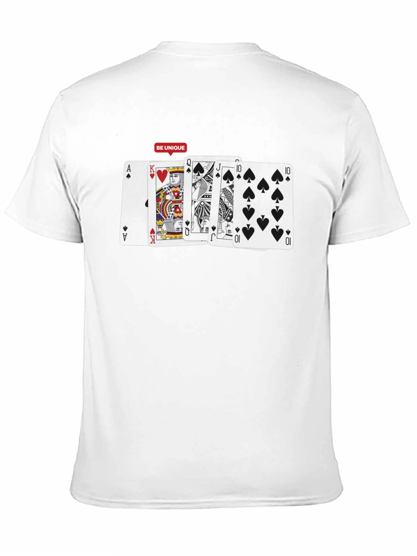 Poker Hand T-Shirt: Be Unique Card Design