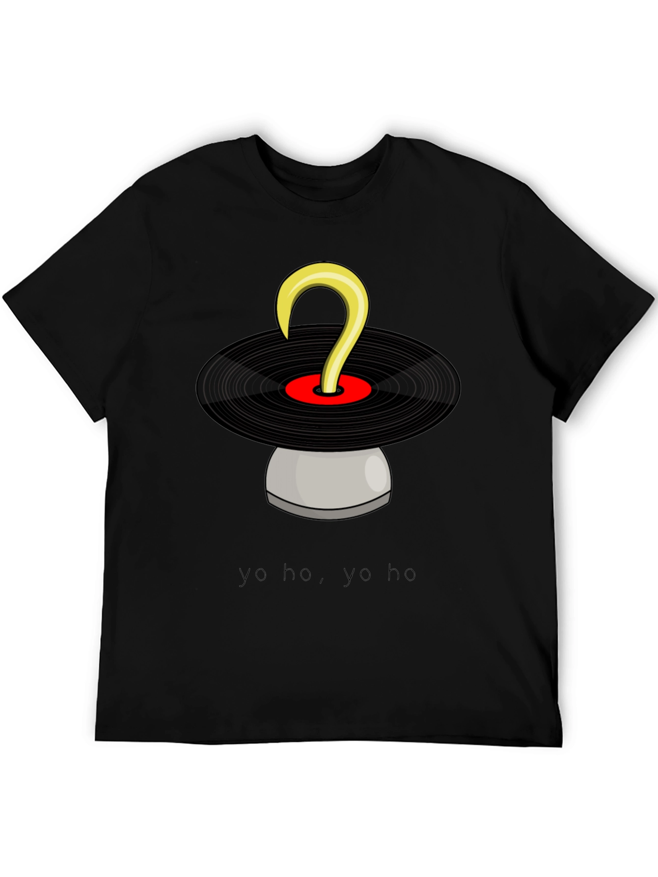 Pirate DJ T-Shirt: Yo Ho Yo Ho & Vinyl