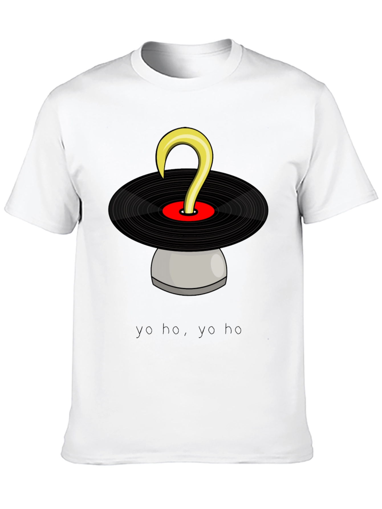 Pirate DJ T-Shirt: Yo Ho Yo Ho & Vinyl