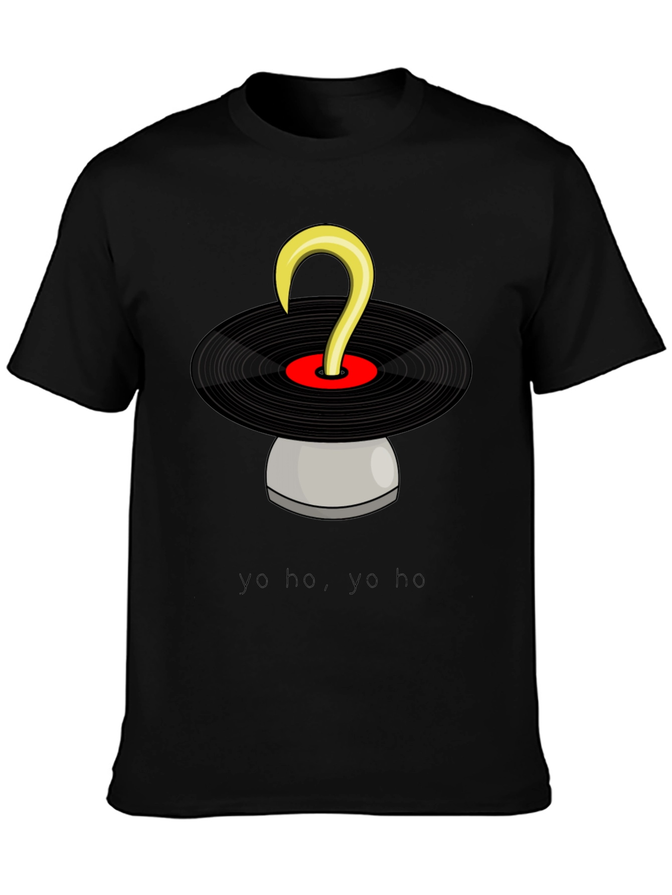 Pirate DJ T-Shirt: Yo Ho Yo Ho & Vinyl