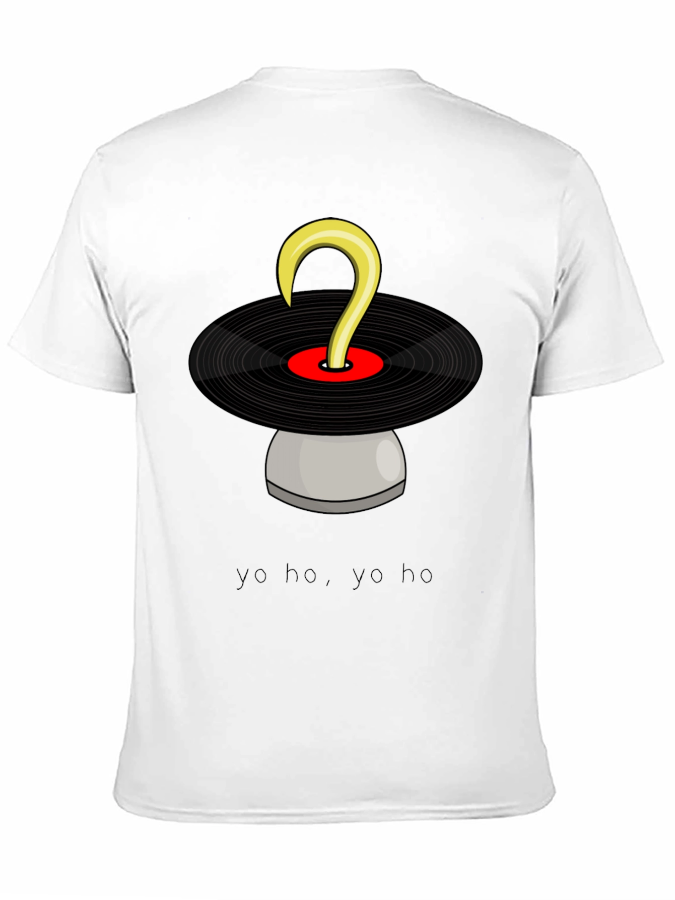 Pirate DJ T-Shirt: Yo Ho Yo Ho & Vinyl