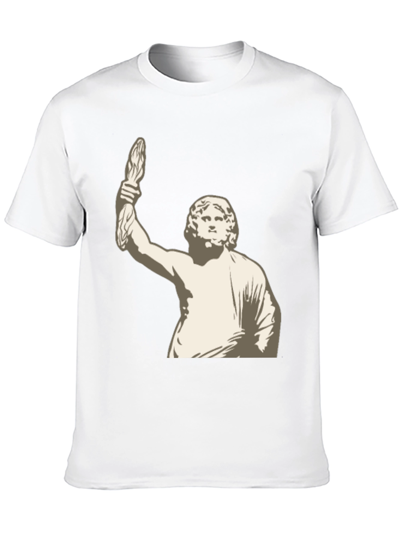 Statue Graphic Black T-Shirt