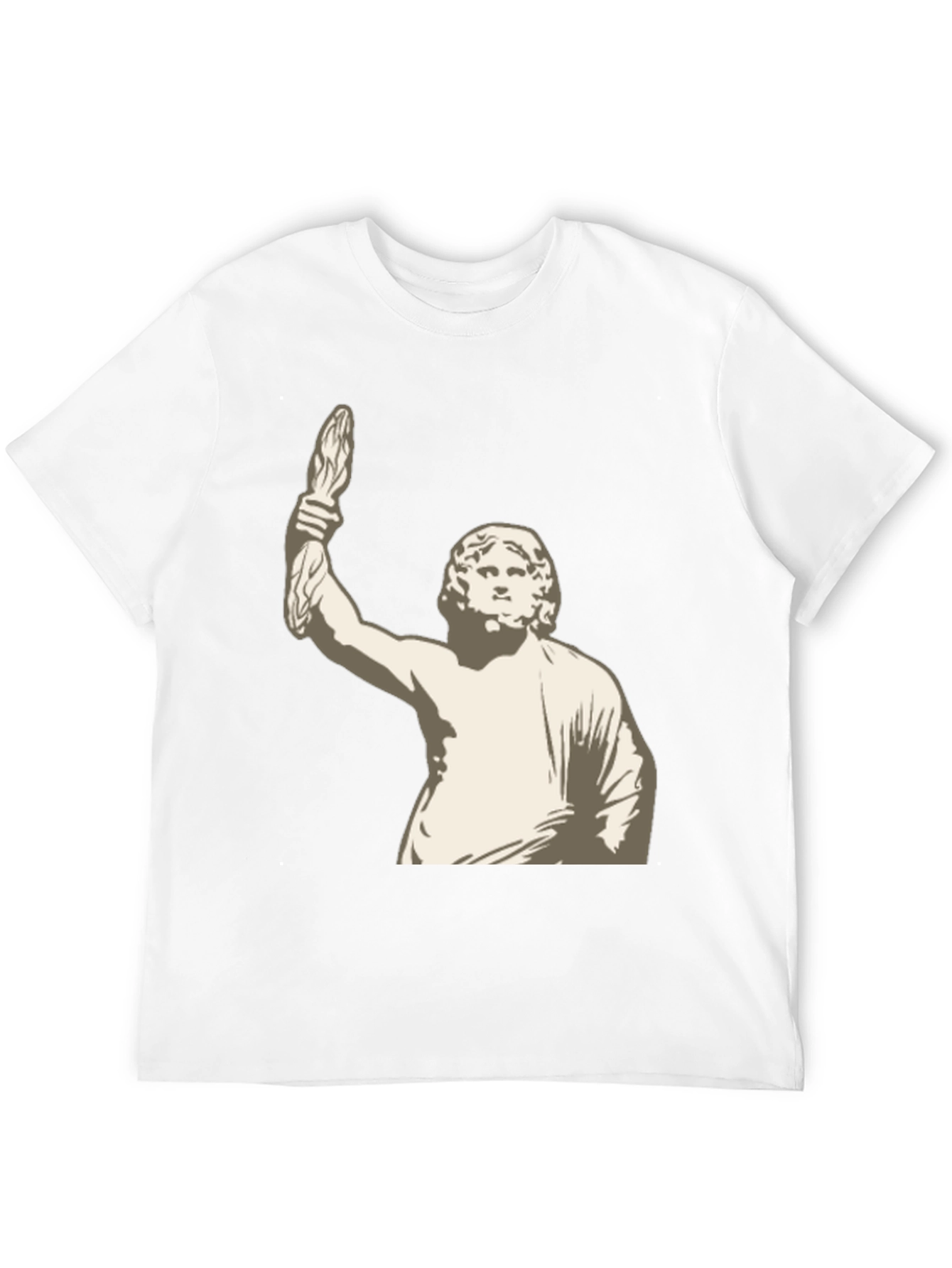Statue Graphic Black T-Shirt