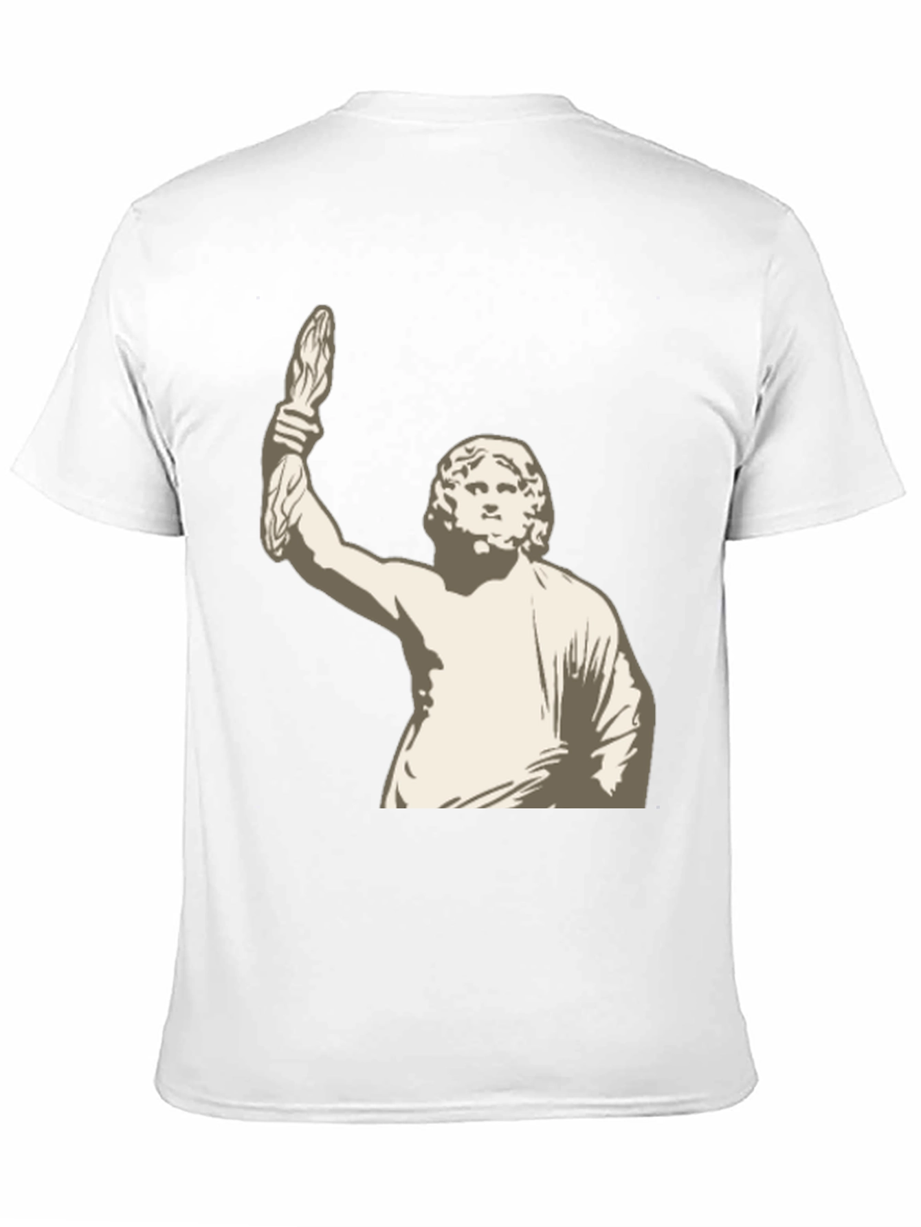 Statue Graphic Black T-Shirt
