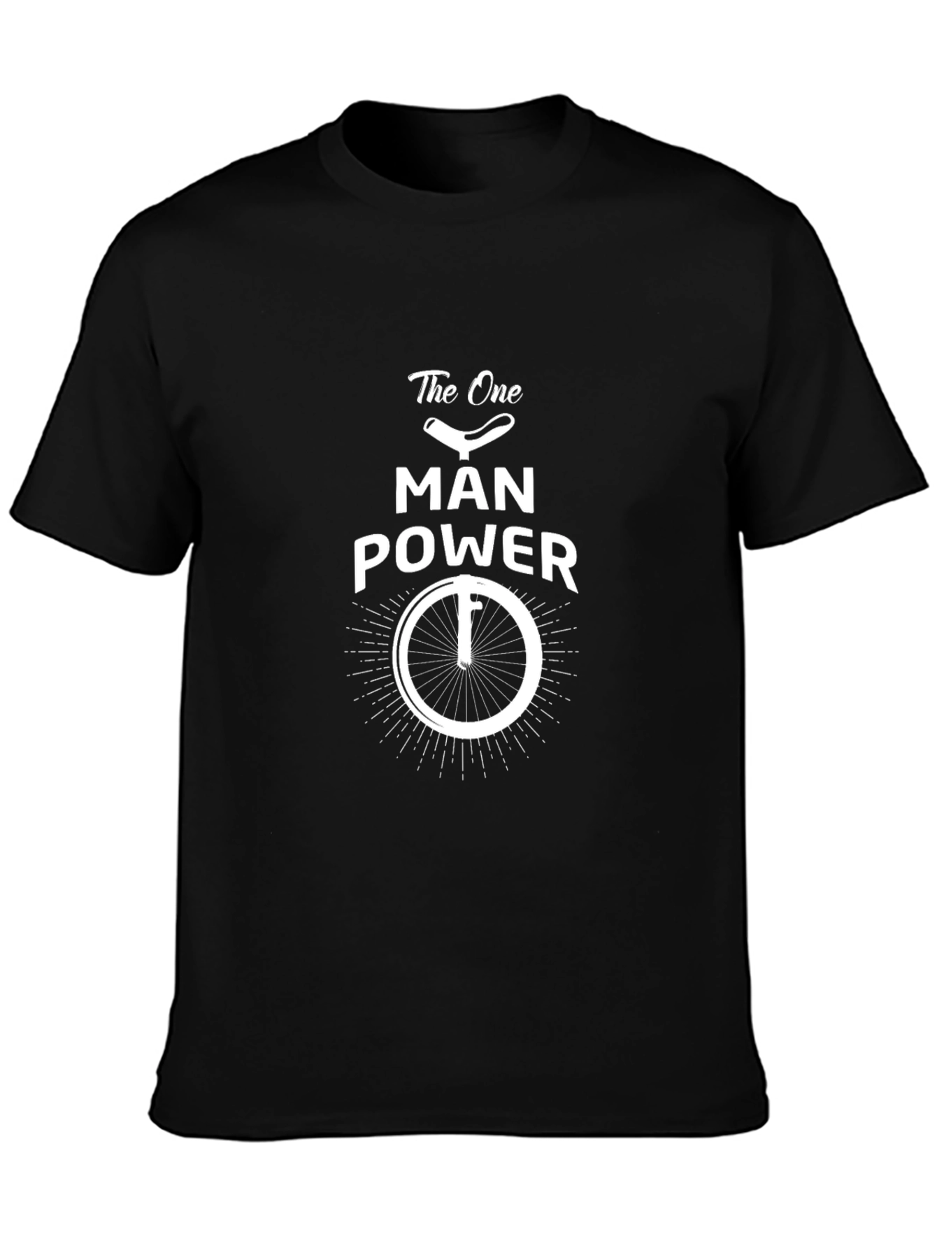 Man Power Cycling T-Shirt - Black