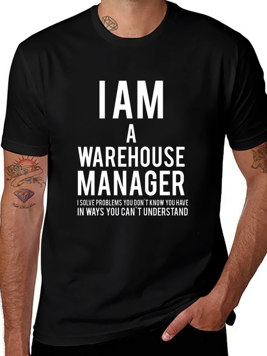 Warehouse Manager T-Shirt - Problem Solver Tee