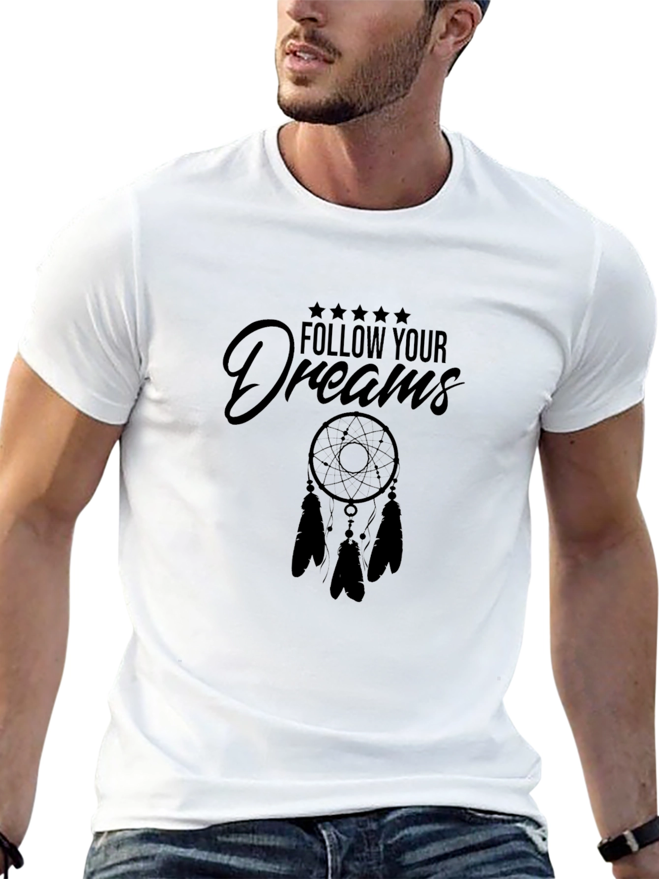 Follow Your Dreams Black T-Shirt