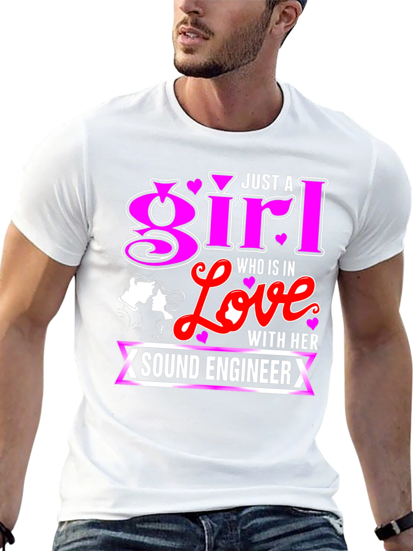 Sound Engineers Girl Black T-Shirt