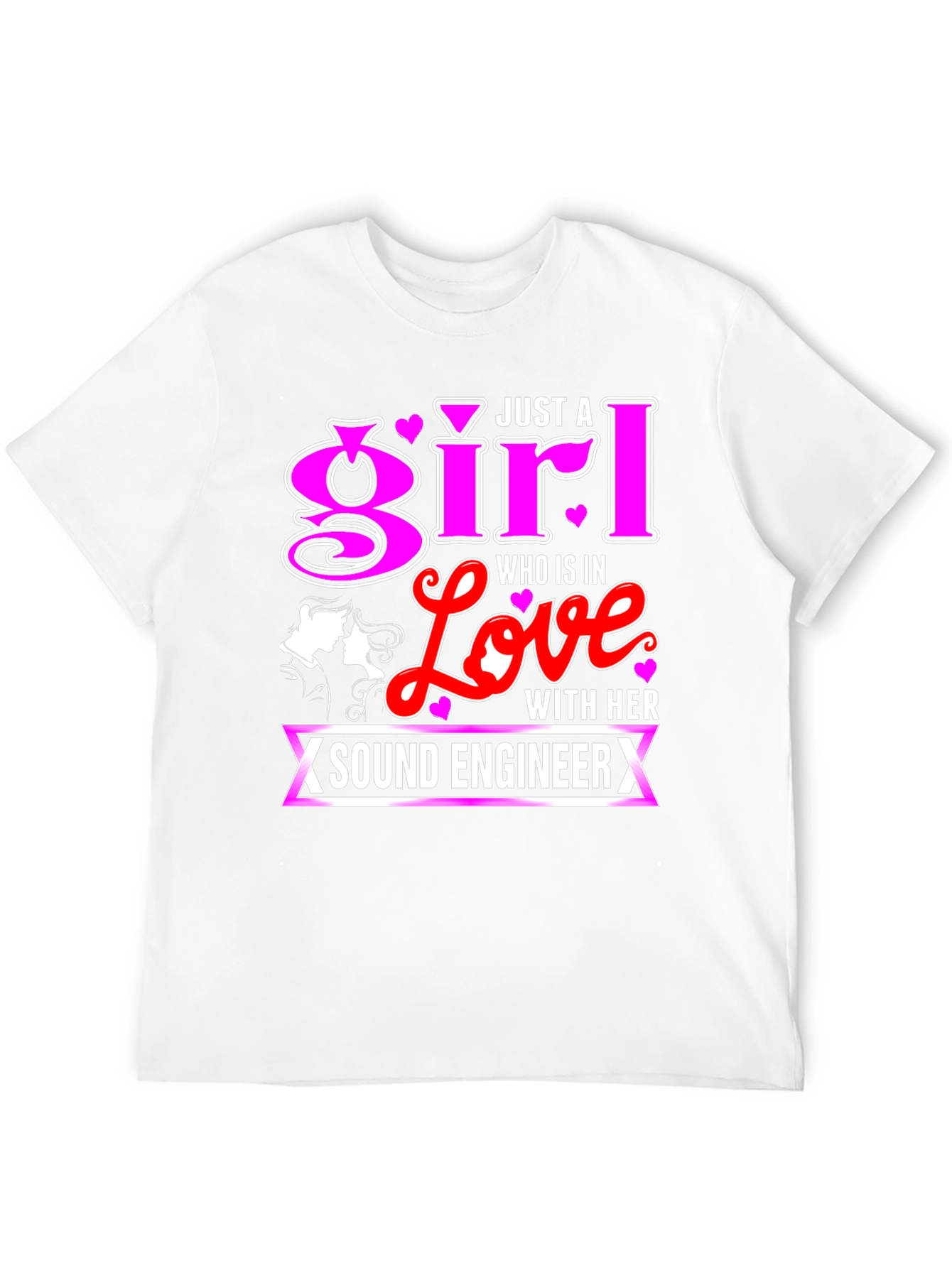 Sound Engineers Girl Black T-Shirt