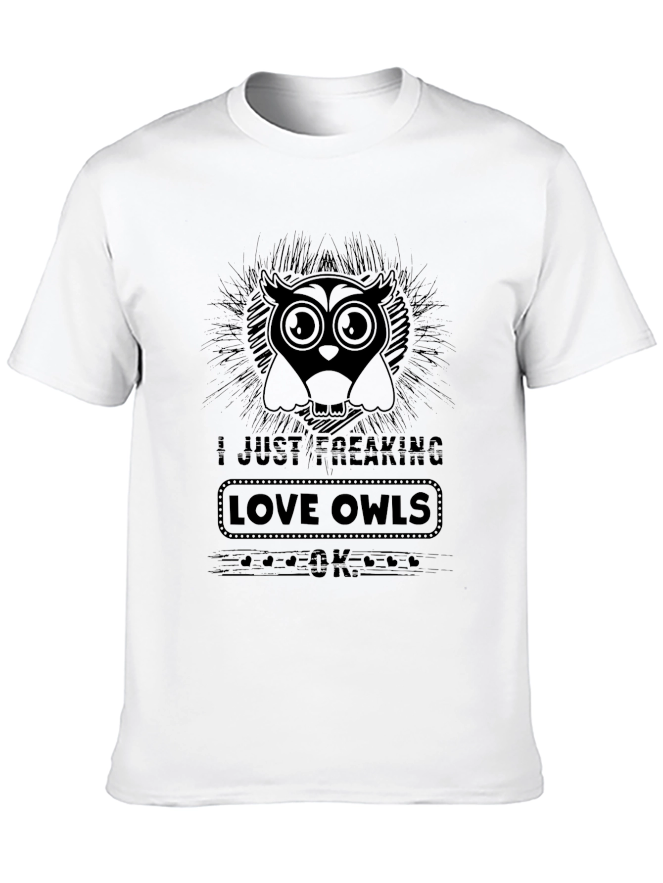 I Just Freaking Love Owls Graphic Tee