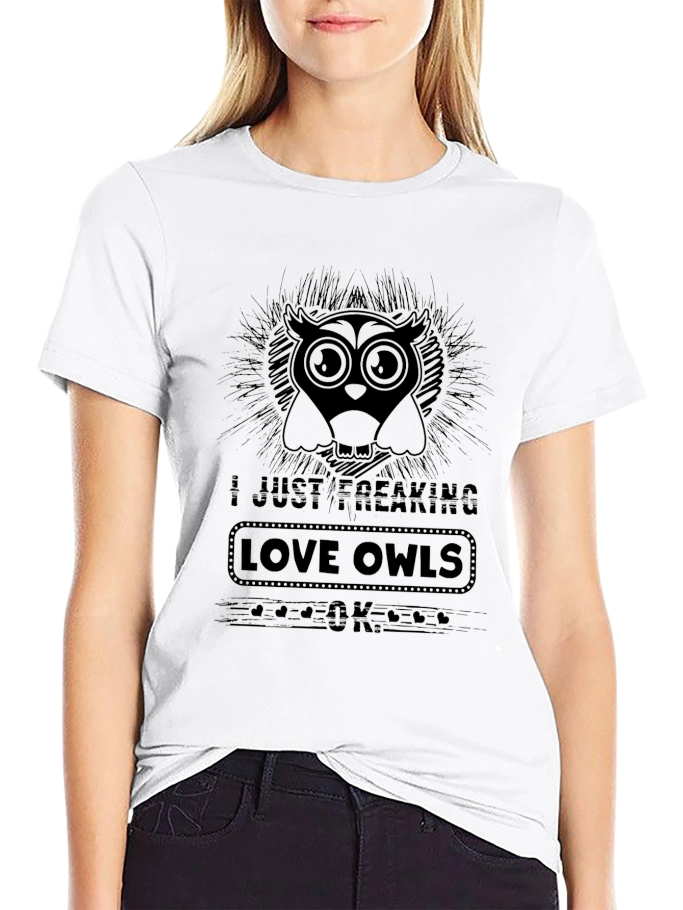 I Just Freaking Love Owls Graphic Tee