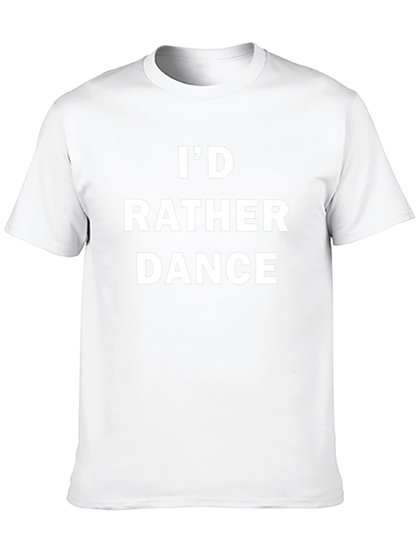 Id Rather Dance Black T-Shirt