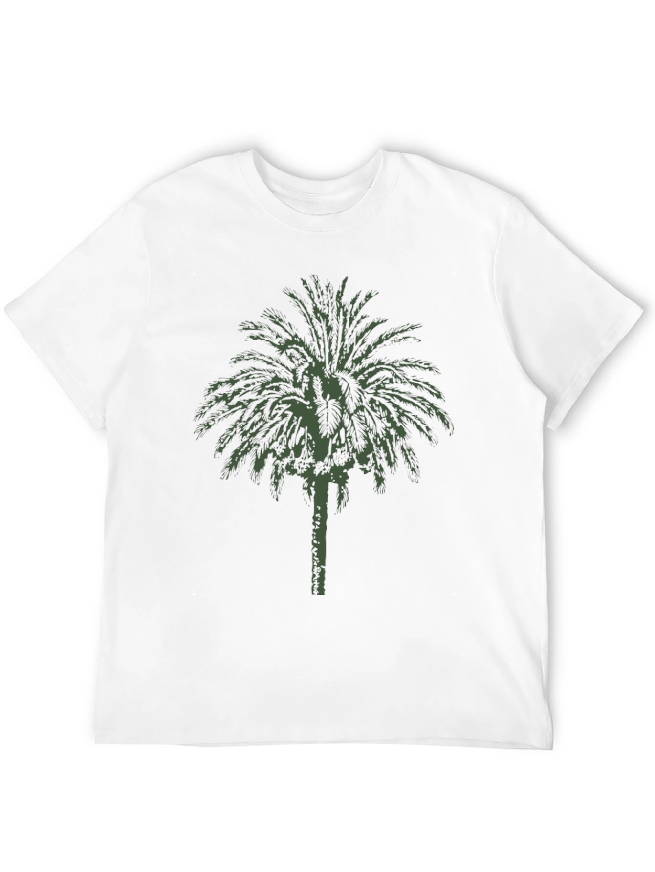 Palm Tree Graphic Black T-Shirt