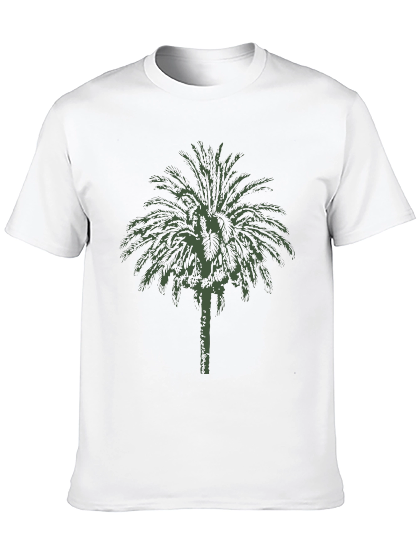 Palm Tree Graphic Black T-Shirt