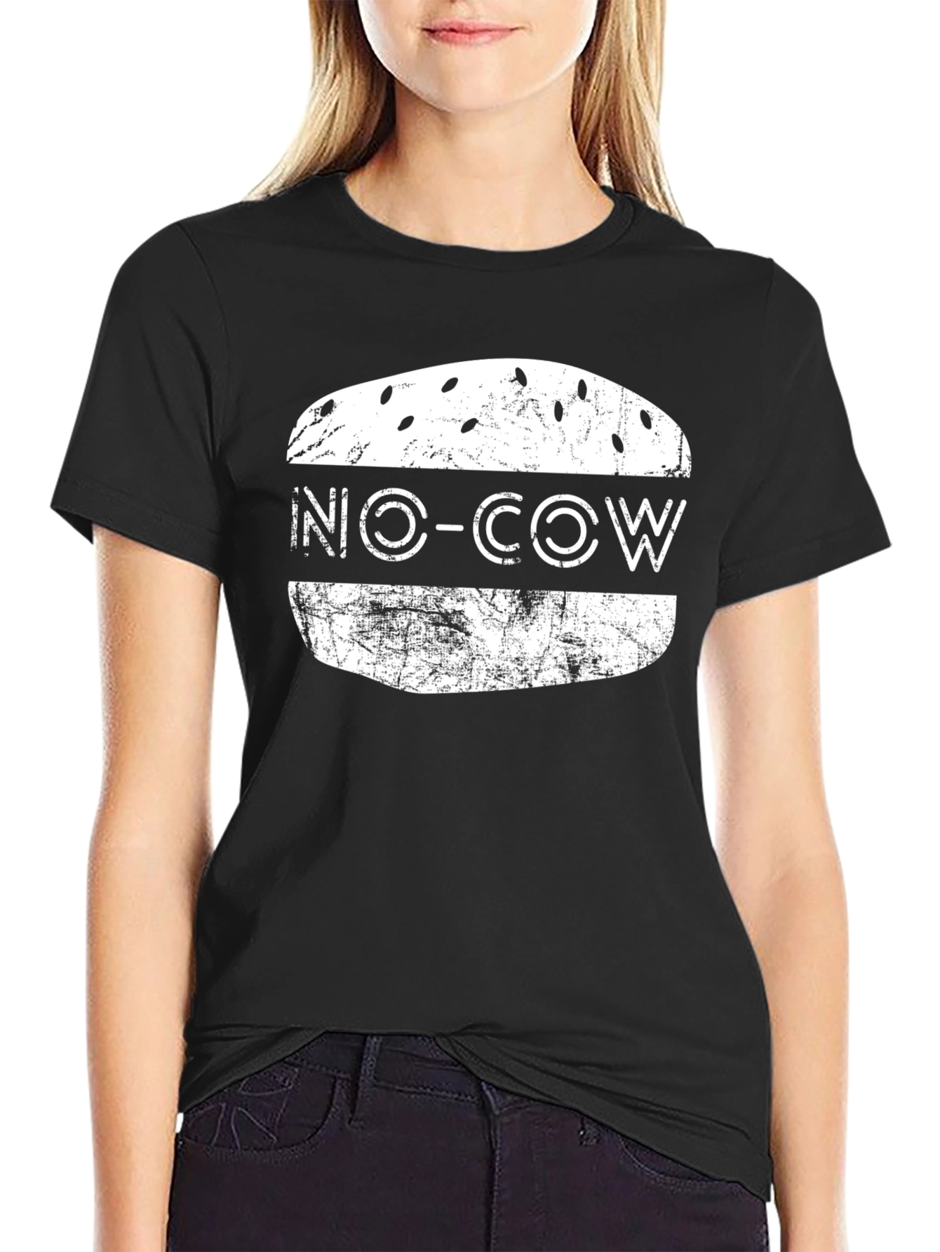 No Cow Burger Graphic Tee