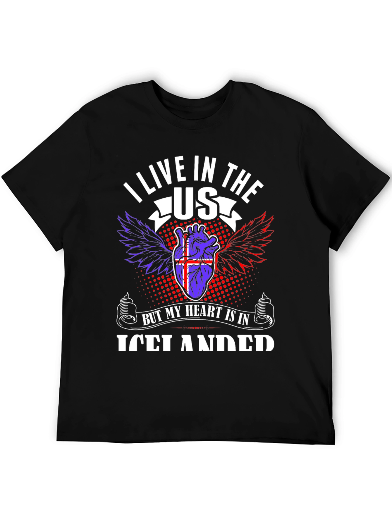 Icelandic Heart USA Living T-Shirt