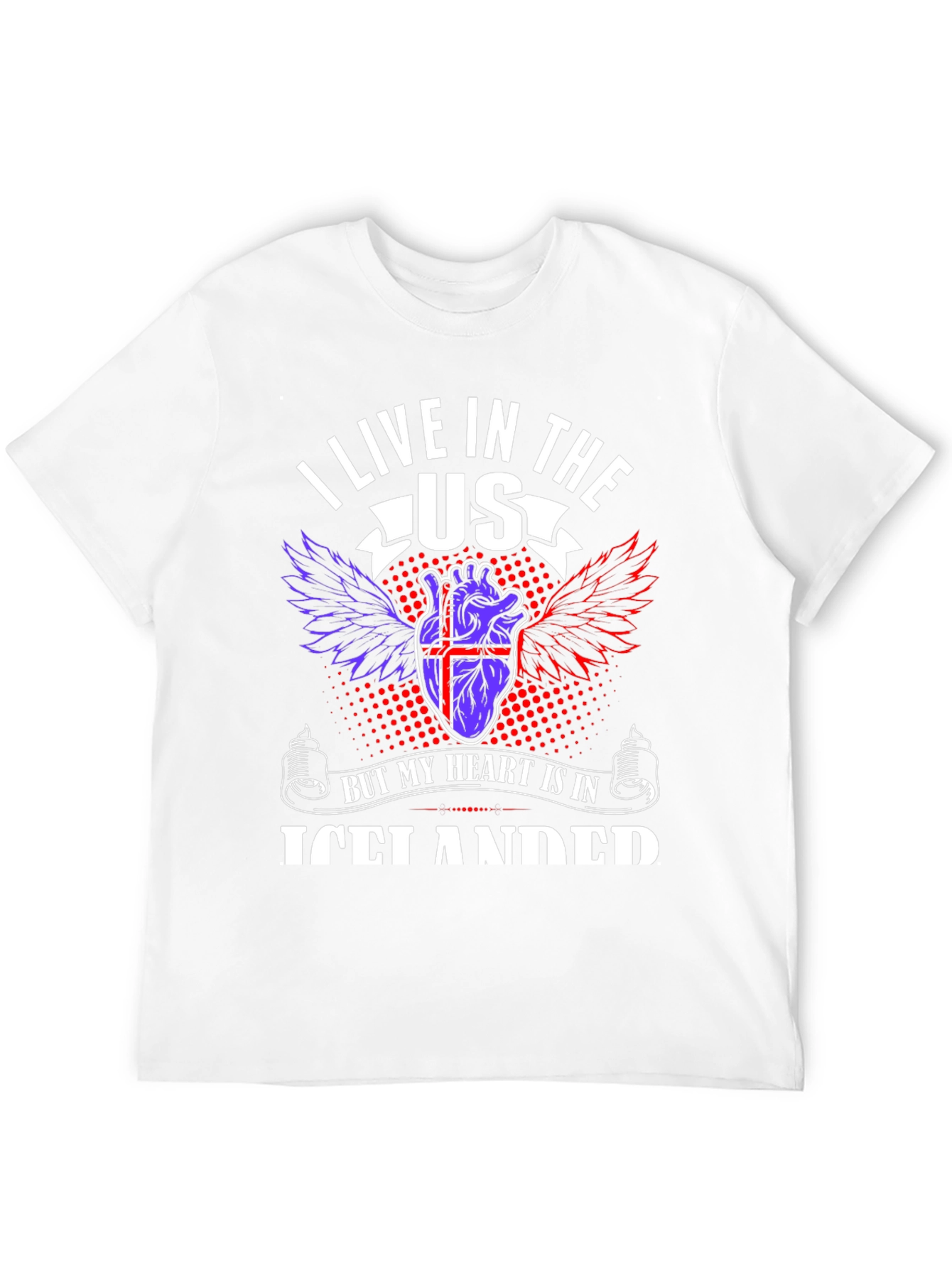 Icelandic Heart USA Living T-Shirt