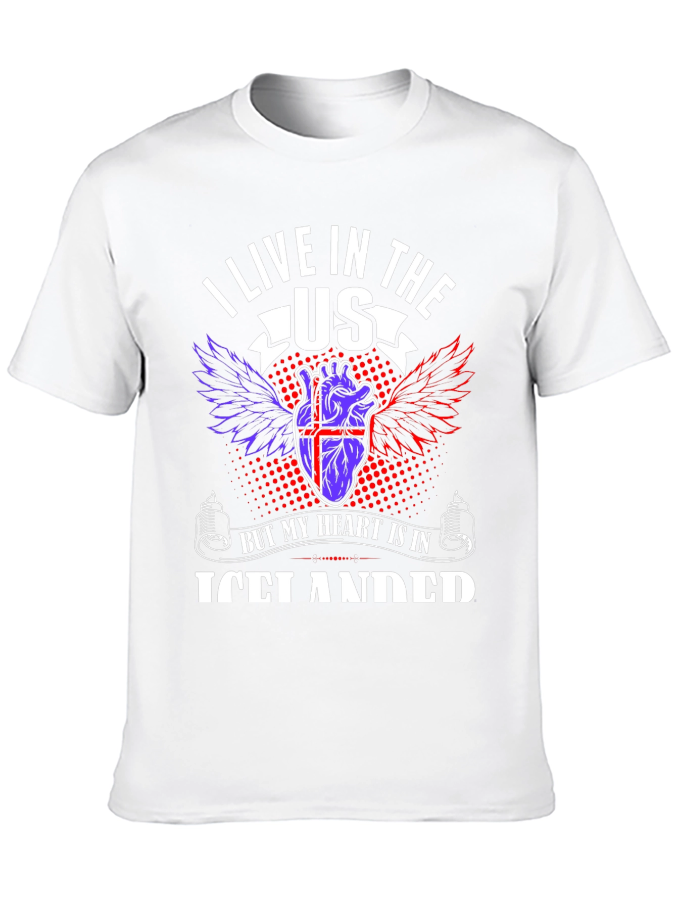 Icelandic Heart USA Living T-Shirt