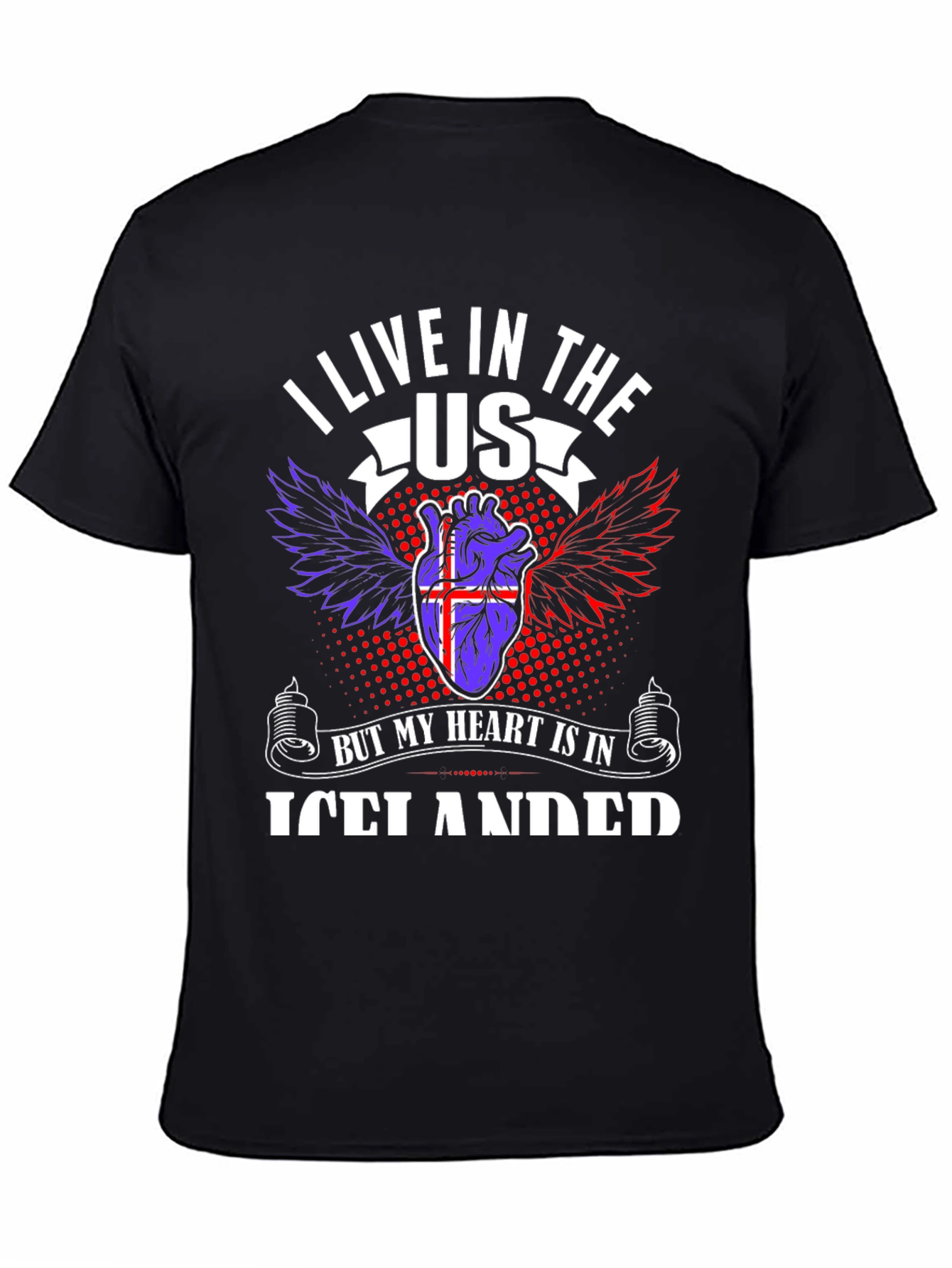 Icelandic Heart USA Living T-Shirt