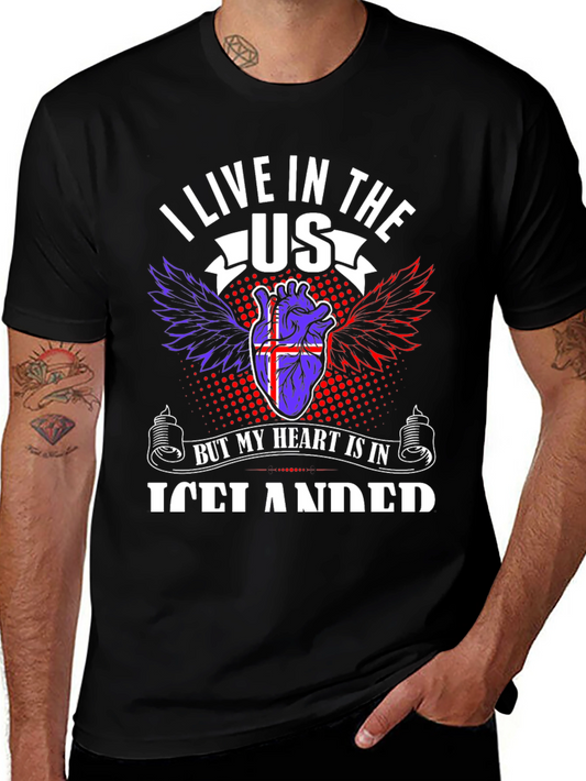 Icelandic Heart USA Living T-Shirt
