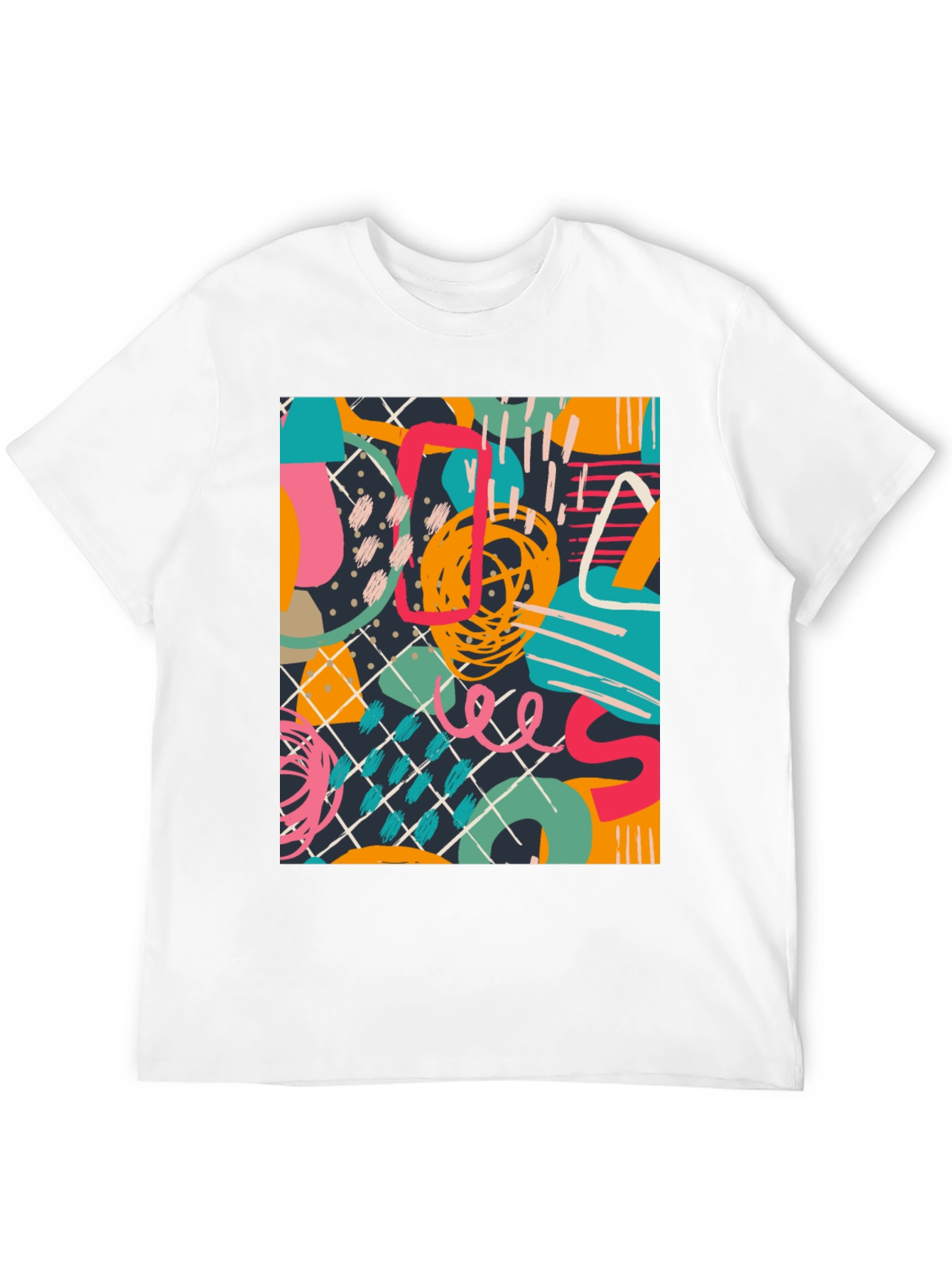 Abstract Art Graphic Tee - Modern Unisex T-Shirt