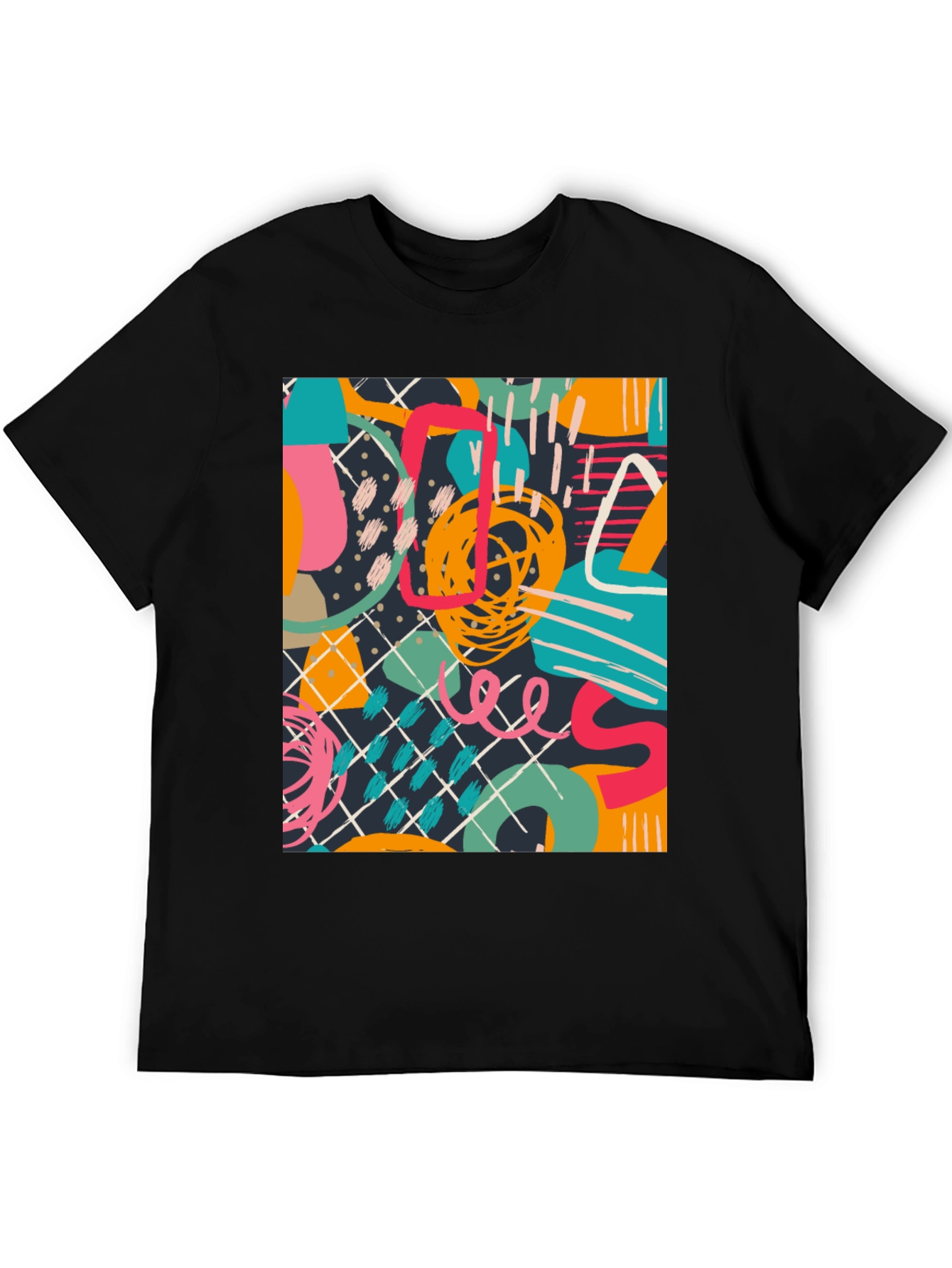 Abstract Art Graphic Tee - Modern Unisex T-Shirt