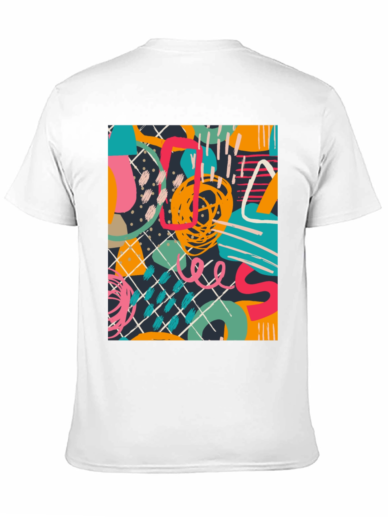Abstract Art Graphic Tee - Modern Unisex T-Shirt