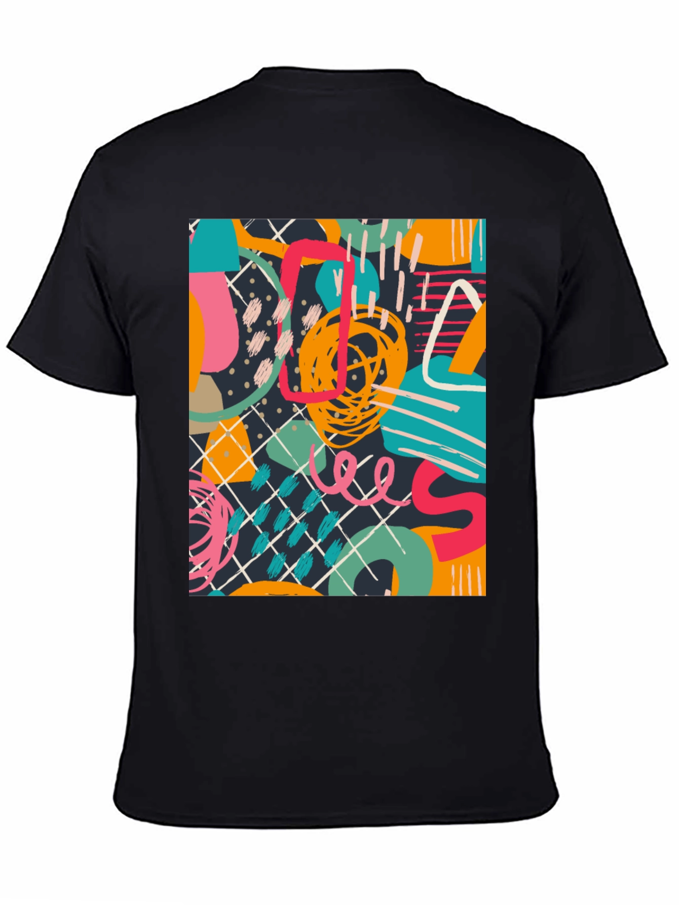 Abstract Art Graphic Tee - Modern Unisex T-Shirt