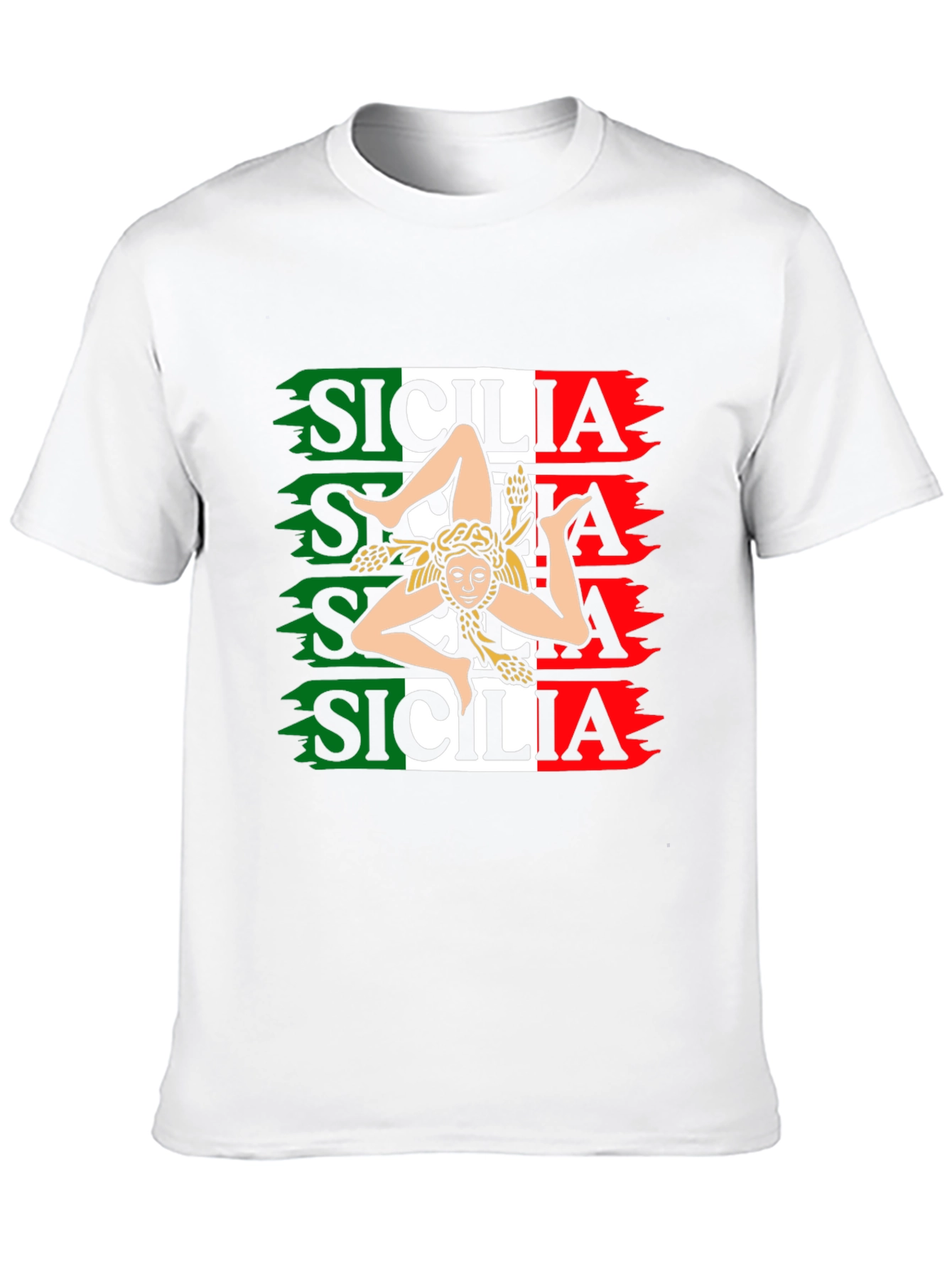 Sicilia Italian Flag T-Shirt