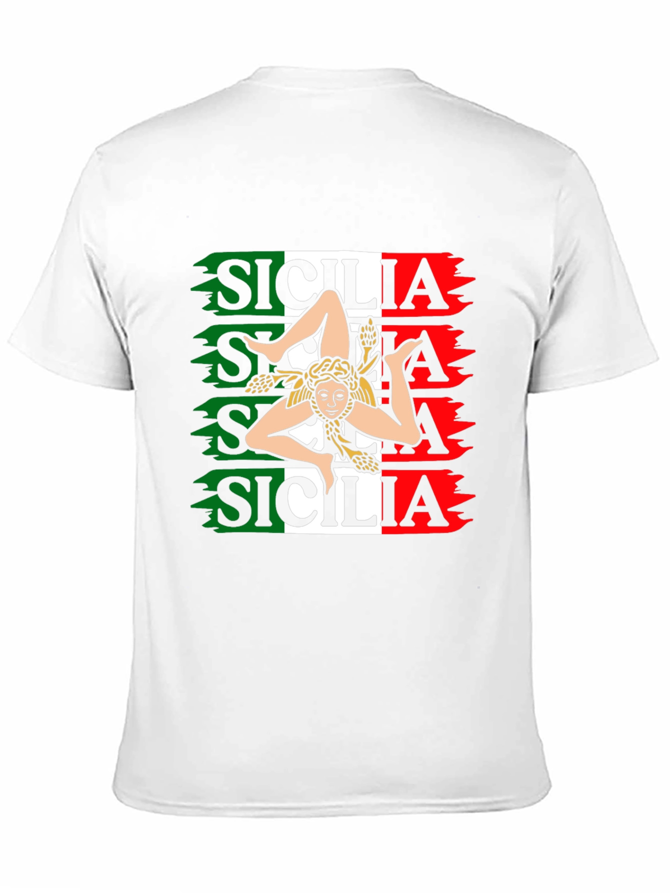 Sicilia Italian Flag T-Shirt