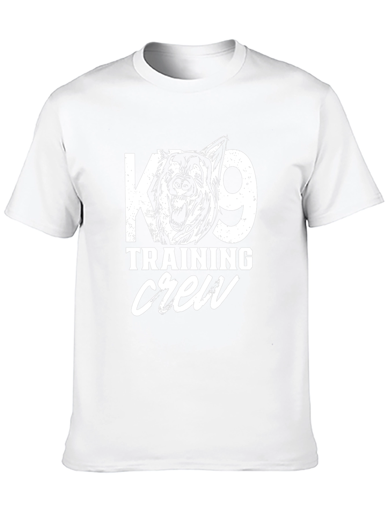 K9 Training Crew Black Graphic Tee