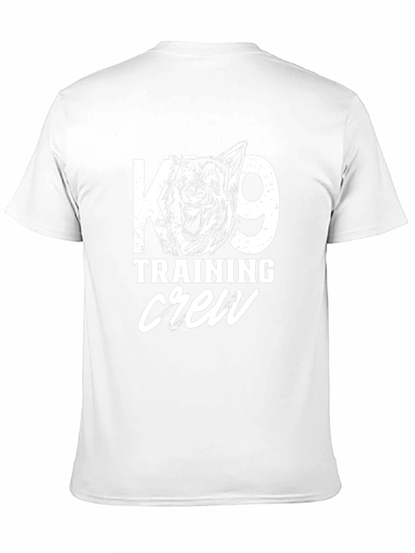 K9 Training Crew Black Graphic Tee