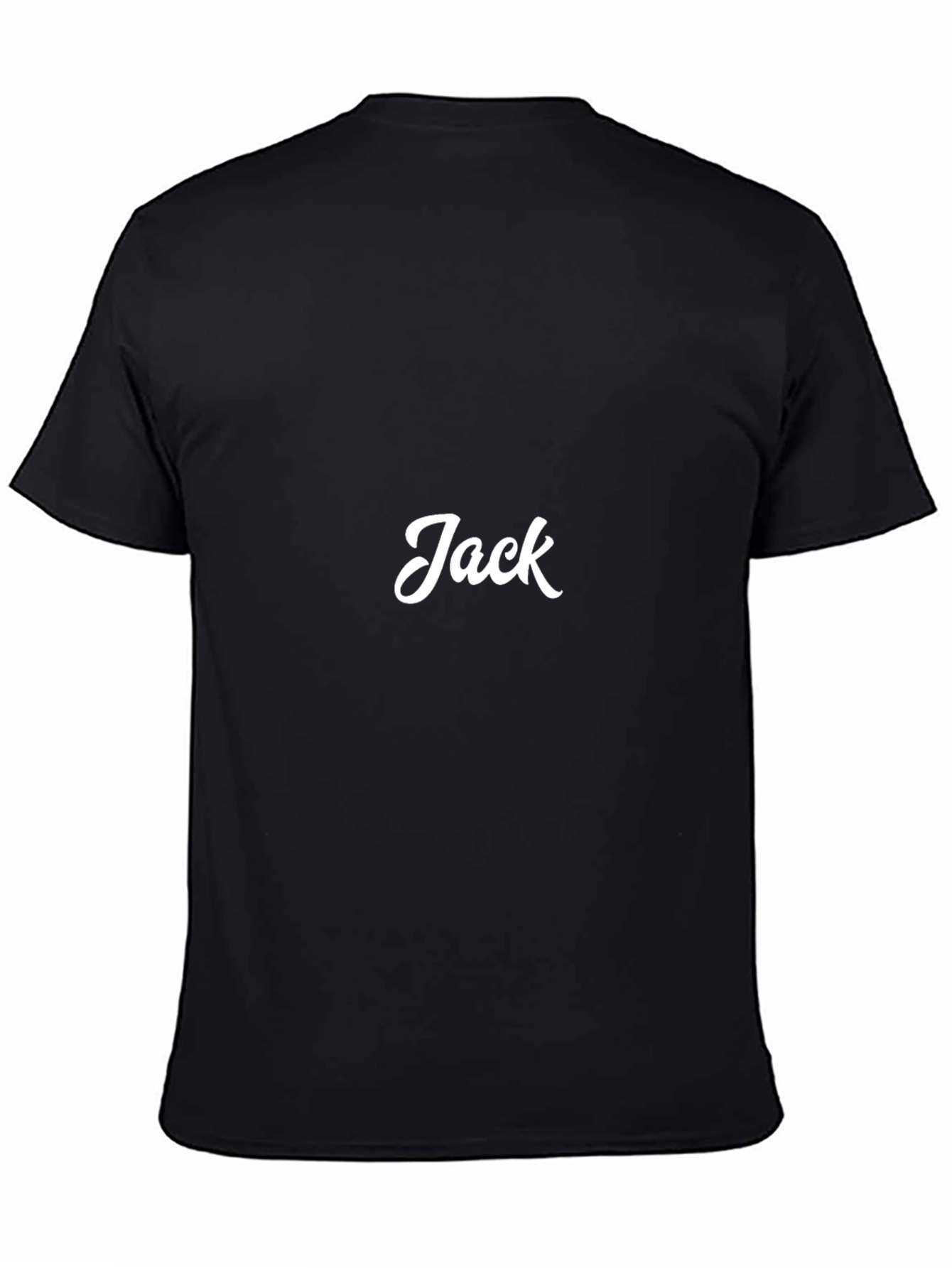 Jack Personalized Black T-Shirt