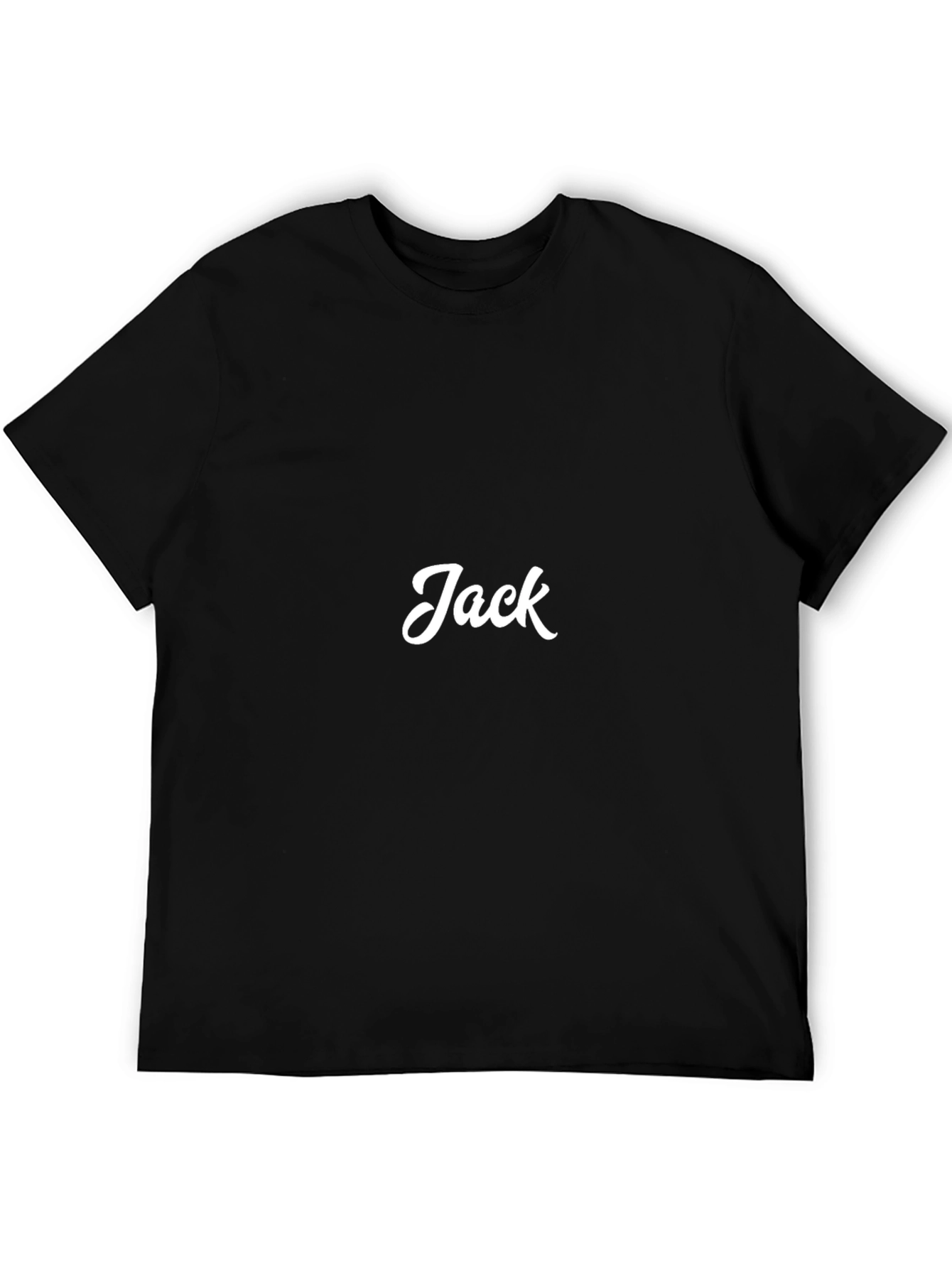Jack Personalized Black T-Shirt